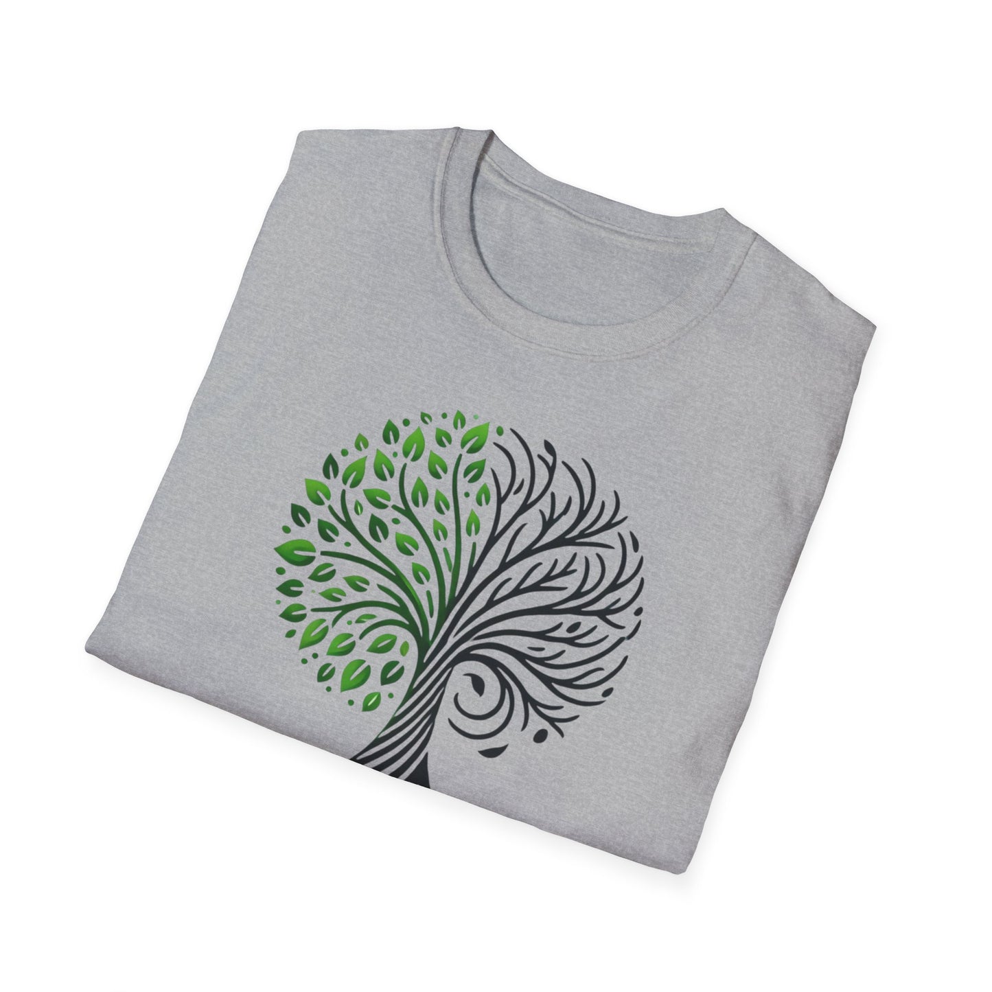 t-shirt "Symbole de l'arbre bipolaire" -Unisex Softstyle T-Shirt