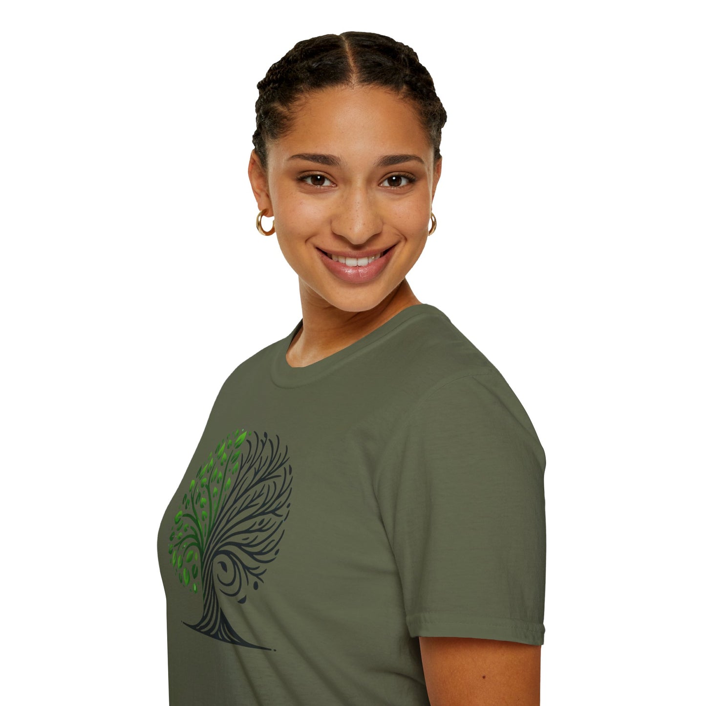 t-shirt "Symbole de l'arbre bipolaire" -Unisex Softstyle T-Shirt