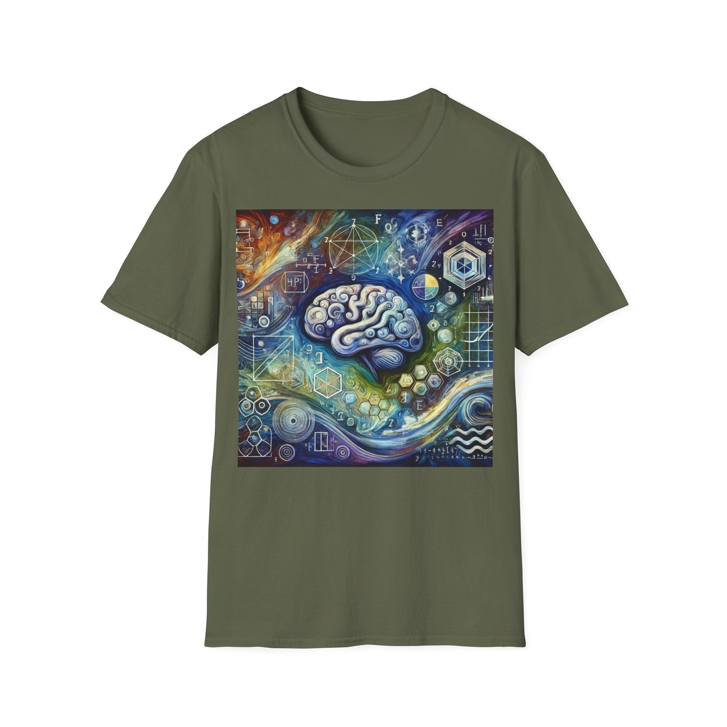 t-shirt "The brain " HPI / Gifted - Unisex Softstyle T-Shirt