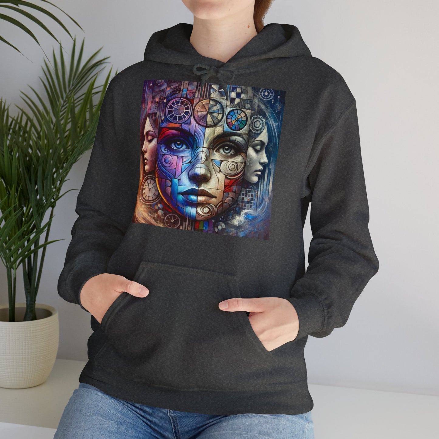 Hoodie "Mosaïque Mentale" - Unisex Heavy Blend™ Hooded Sweatshirt