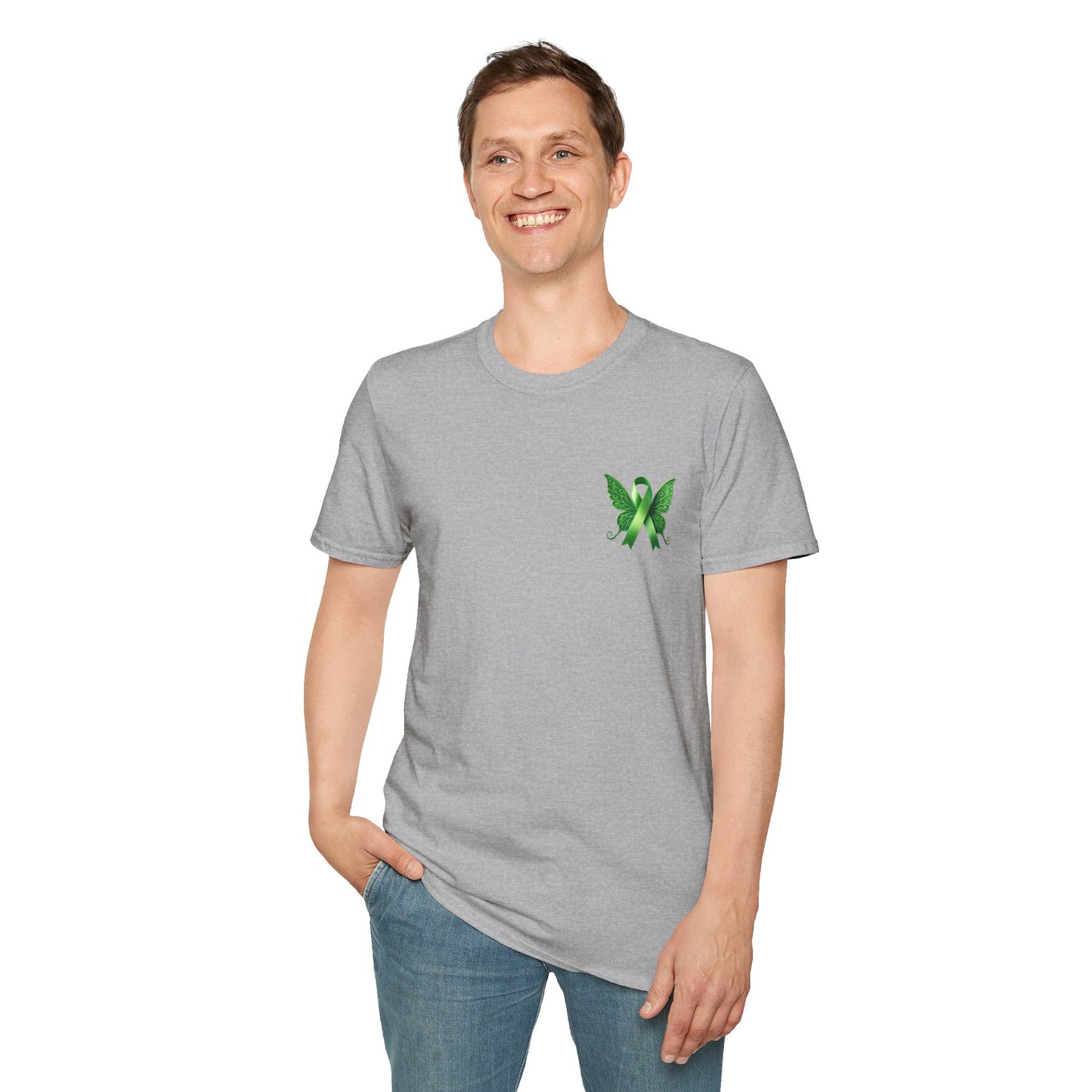 Symbole Ruban Bipolaire  - Unisex Softstyle T-Shirt