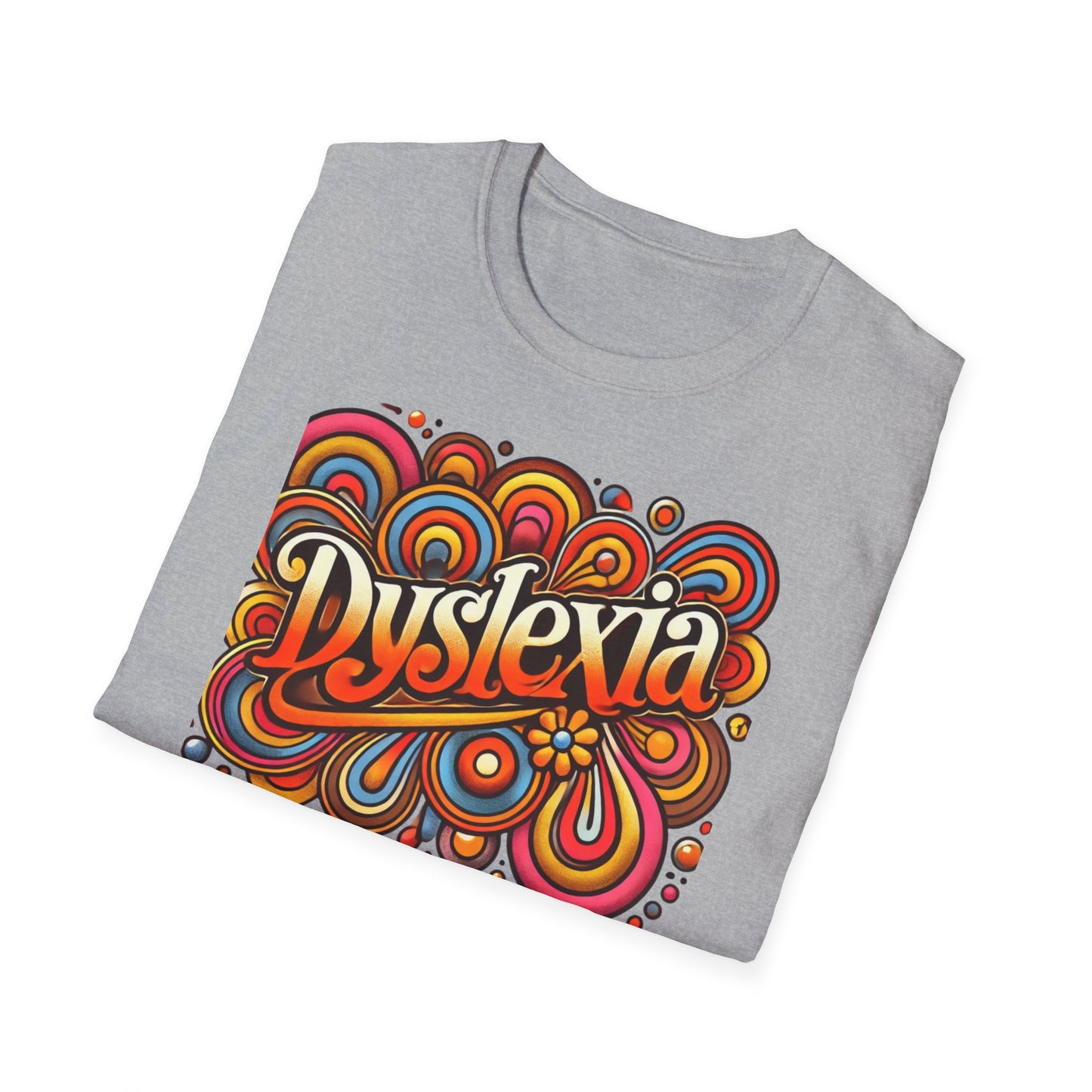 T-Shirt Dyslexia 70s -Unisex Softstyle T-Shirt