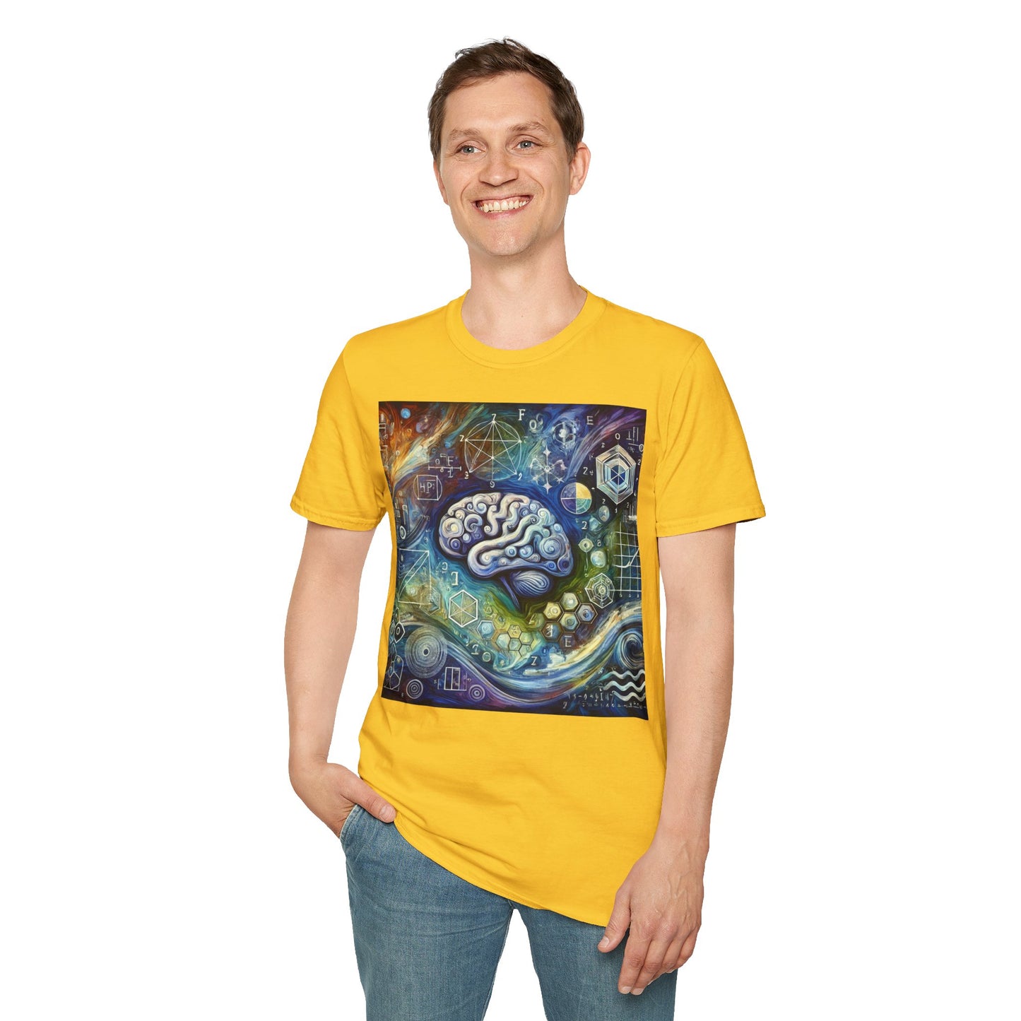 t-shirt "The brain " HPI / Gifted - Unisex Softstyle T-Shirt