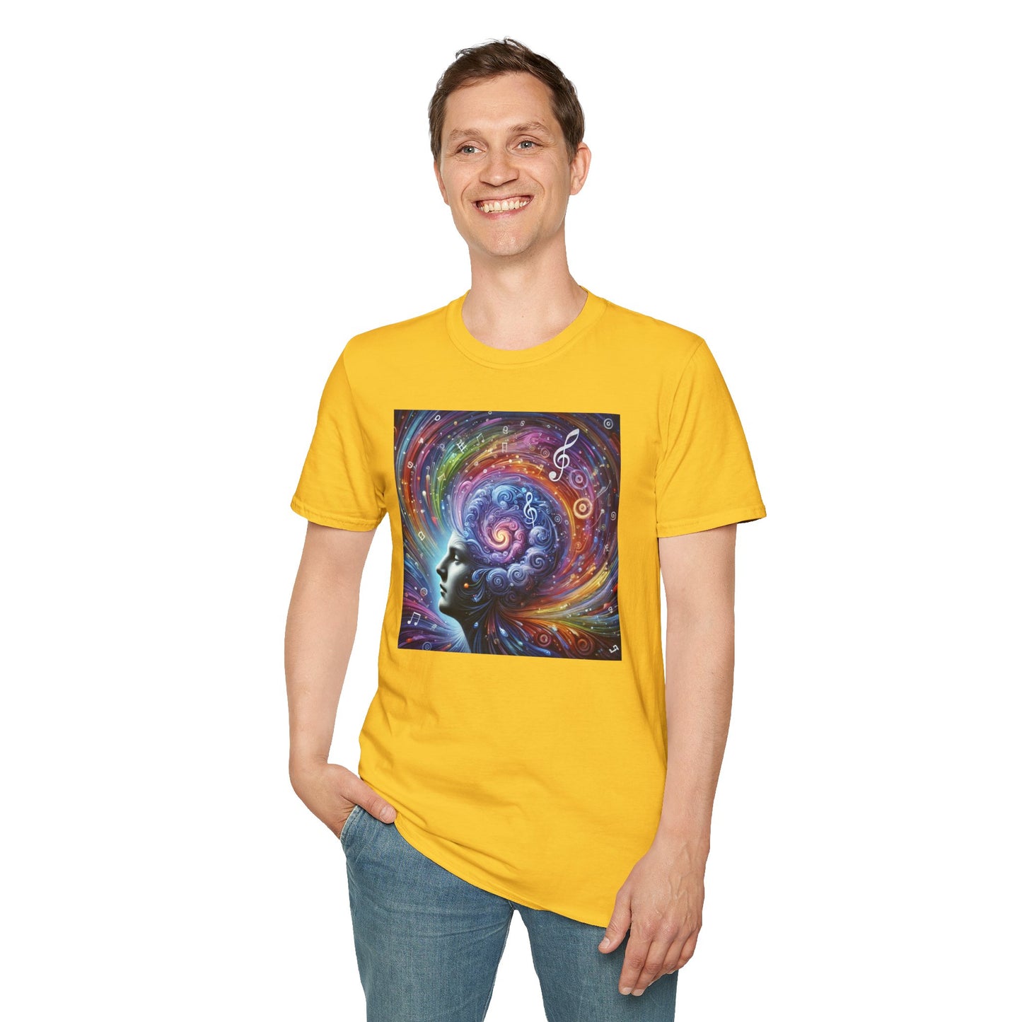 T-shirt "Vortex de pensées" HIP/Gifted - Unisex Softstyle T-Shirt