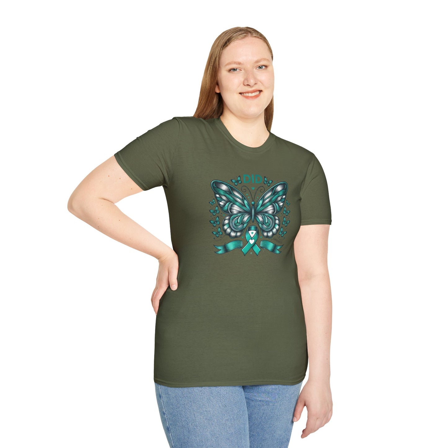 T-shirt "Butterfly" TDI/DID - Unisex Softstyle T-Shirt