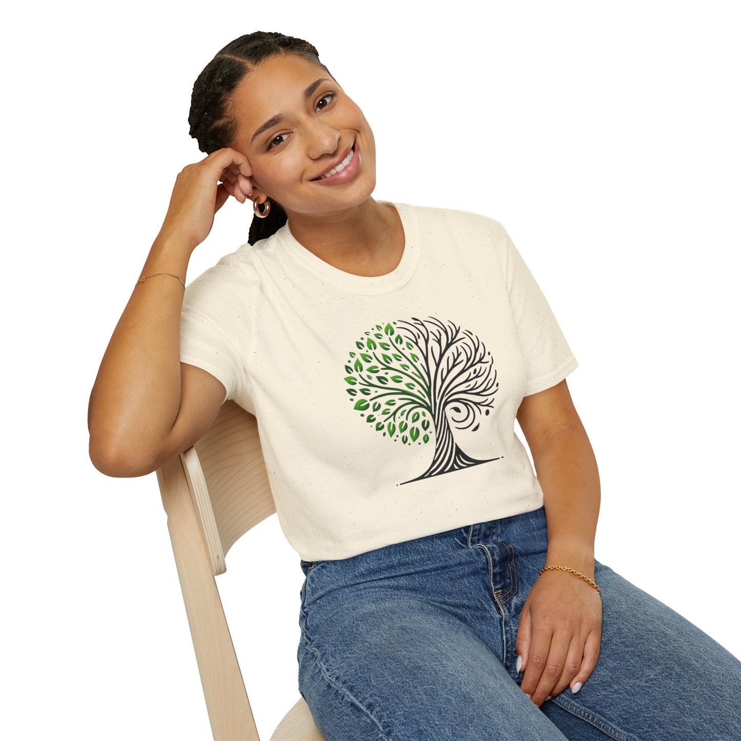 t-shirt "Symbole de l'arbre bipolaire" -Unisex Softstyle T-Shirt