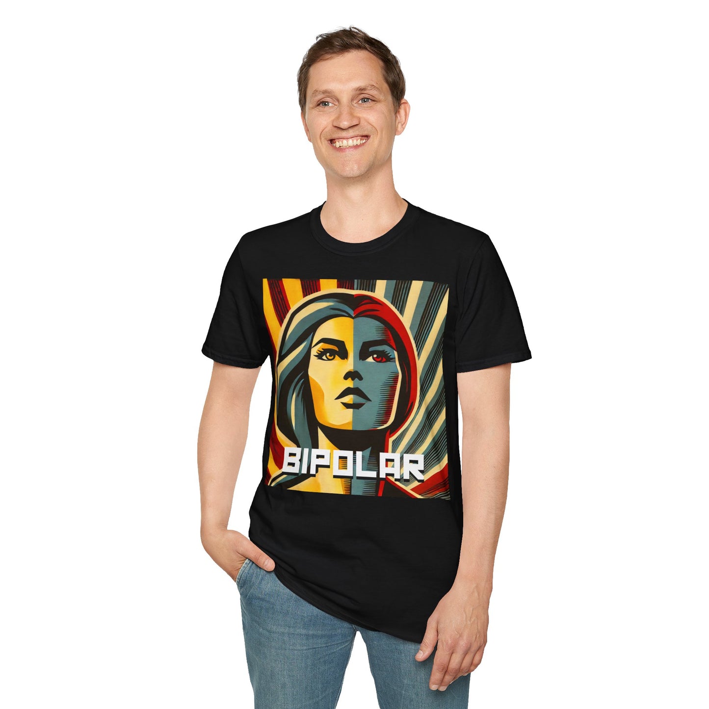 T-shirt "Bipolar Comrade" - Unisex Softstyle T-Shirt