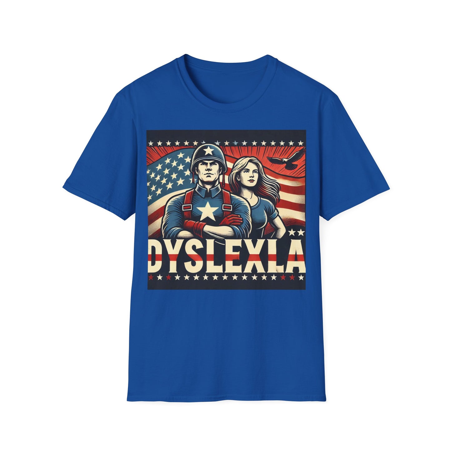 T-shirt "American Dyslexia" - Unisex Softstyle T-Shirt