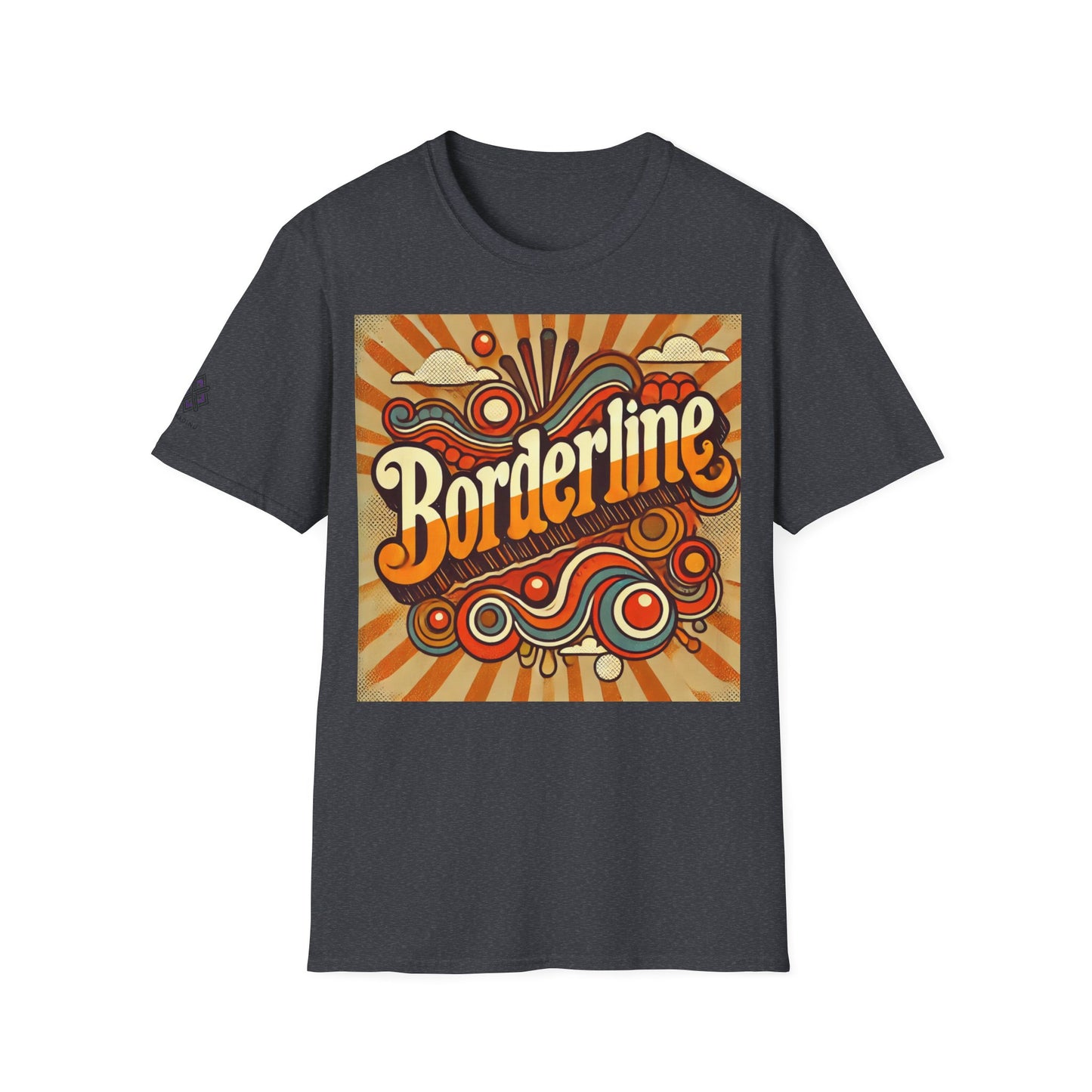 Borderline T-Shirt 70s  - Unisex Softstyle T-Shirt