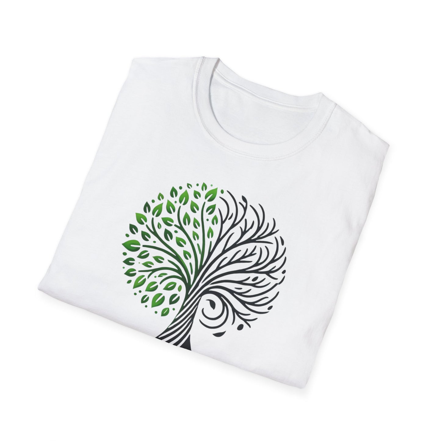 t-shirt "Symbole de l'arbre bipolaire" -Unisex Softstyle T-Shirt