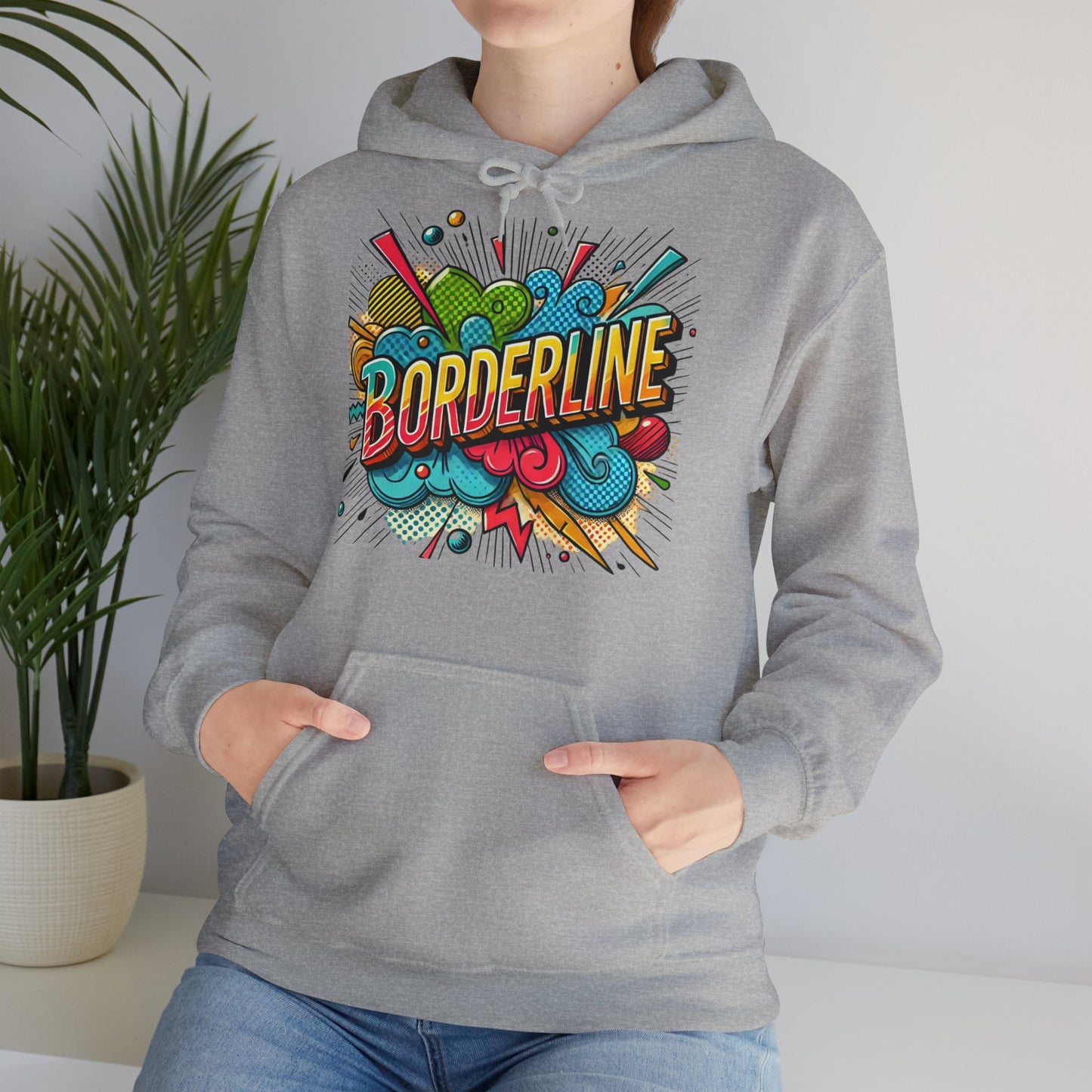 Hoodie " Borderline Kaboom" - Unisex Heavy Blend™ Hooded Sweatshirt