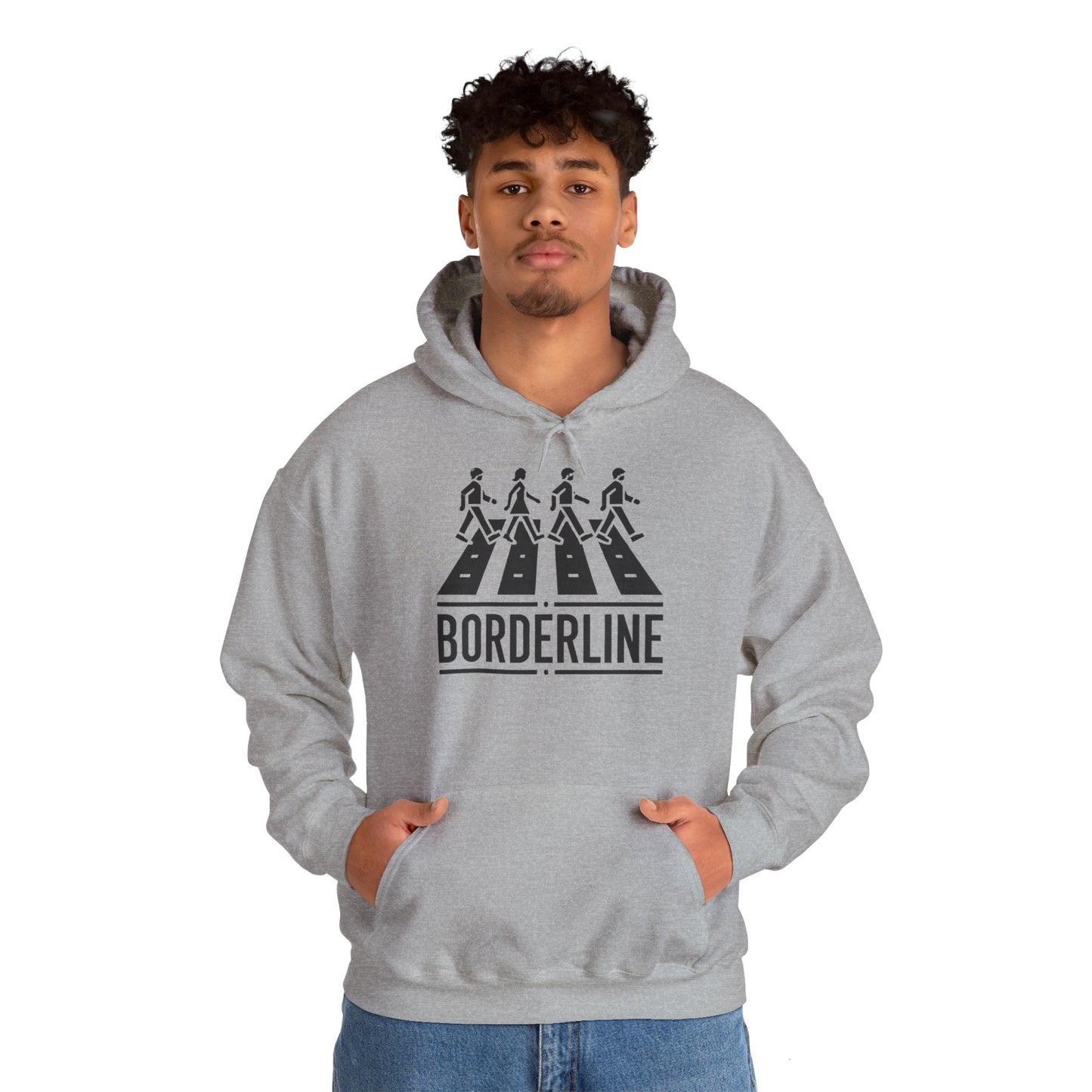 Hoodie "Borderline Abbey Road" - Unisex Heavy Blend™ Hooded Sweatshirt