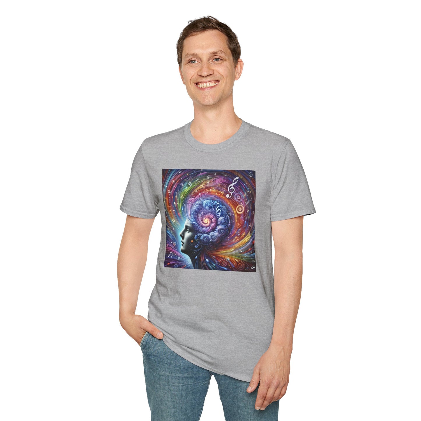 T-shirt "Vortex de pensées" HIP/Gifted - Unisex Softstyle T-Shirt