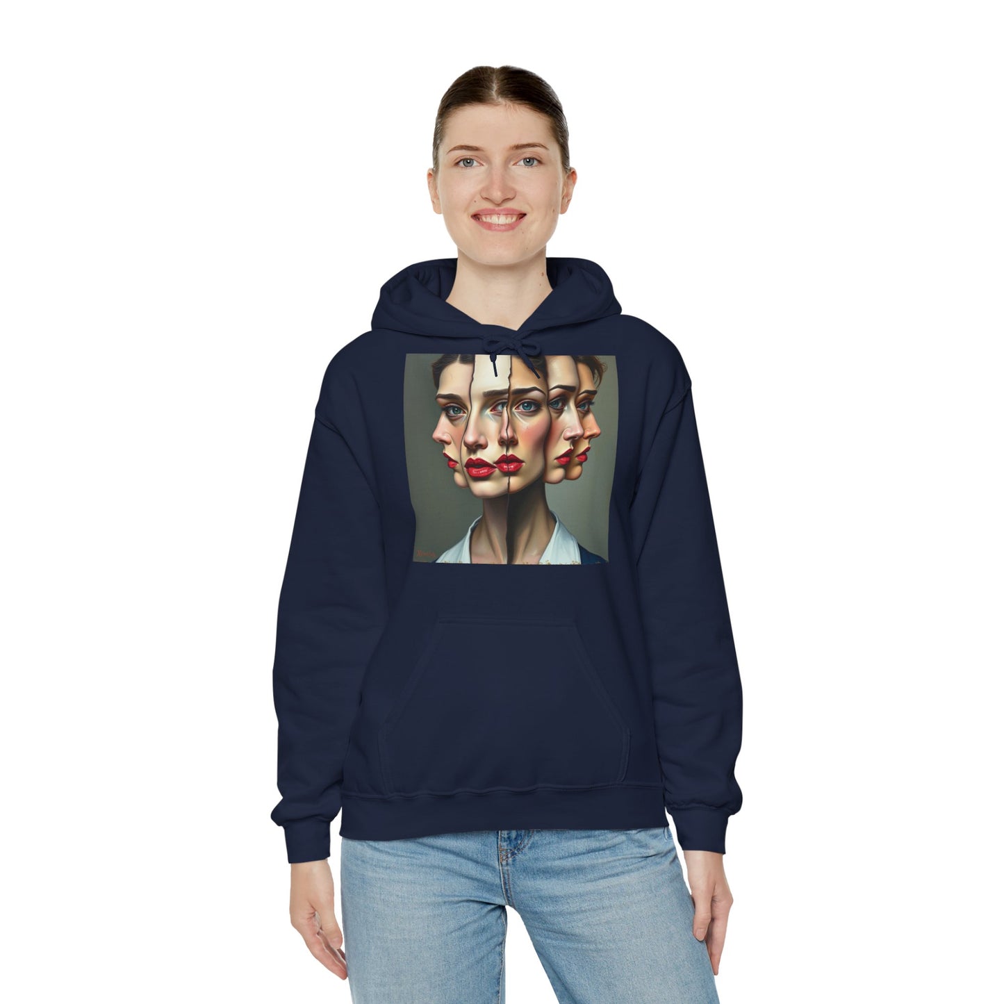 Hoodie "Reflets Fragmentés" - Unisex Heavy Blend™ Hooded Sweatshirt