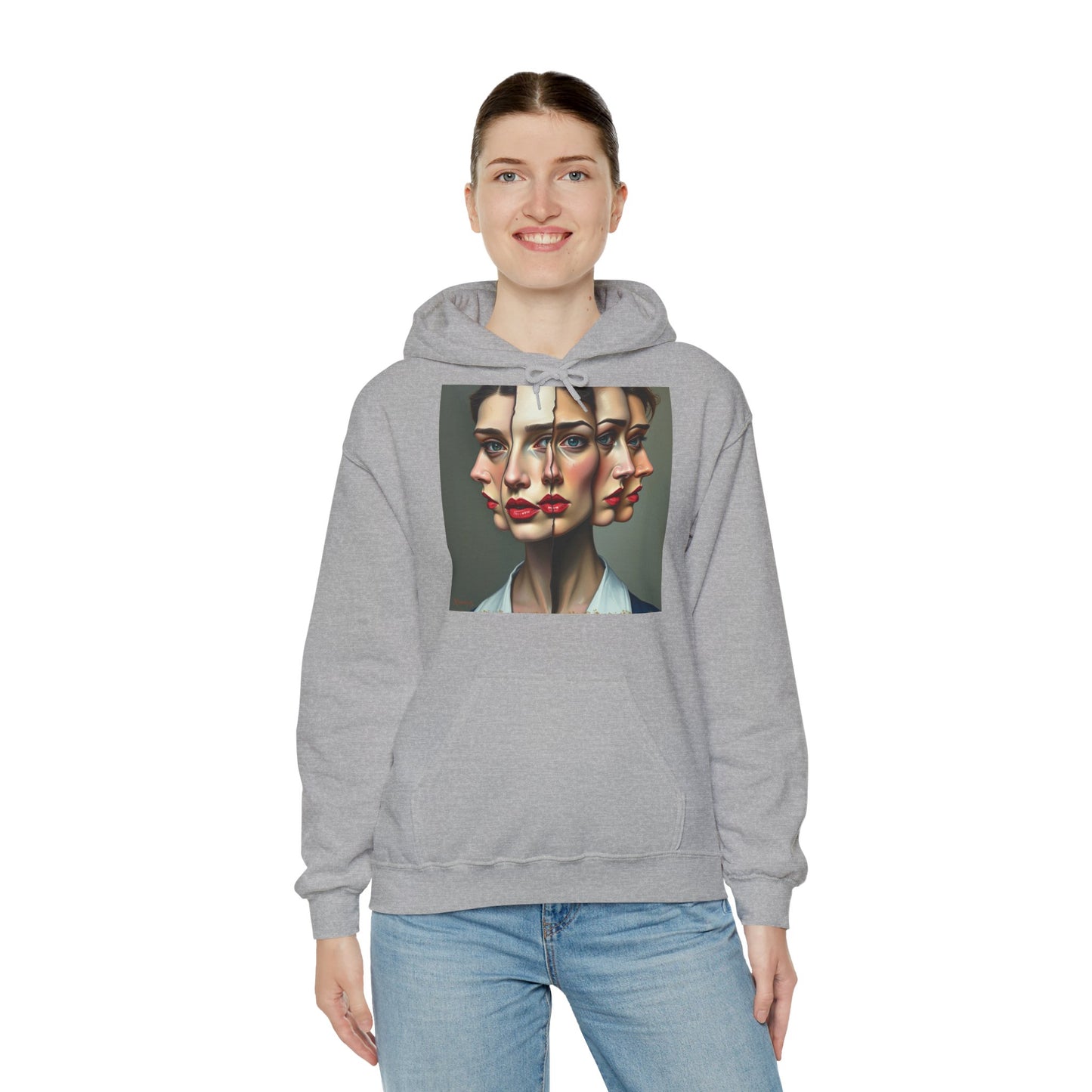 Hoodie "Reflets Fragmentés" - Unisex Heavy Blend™ Hooded Sweatshirt