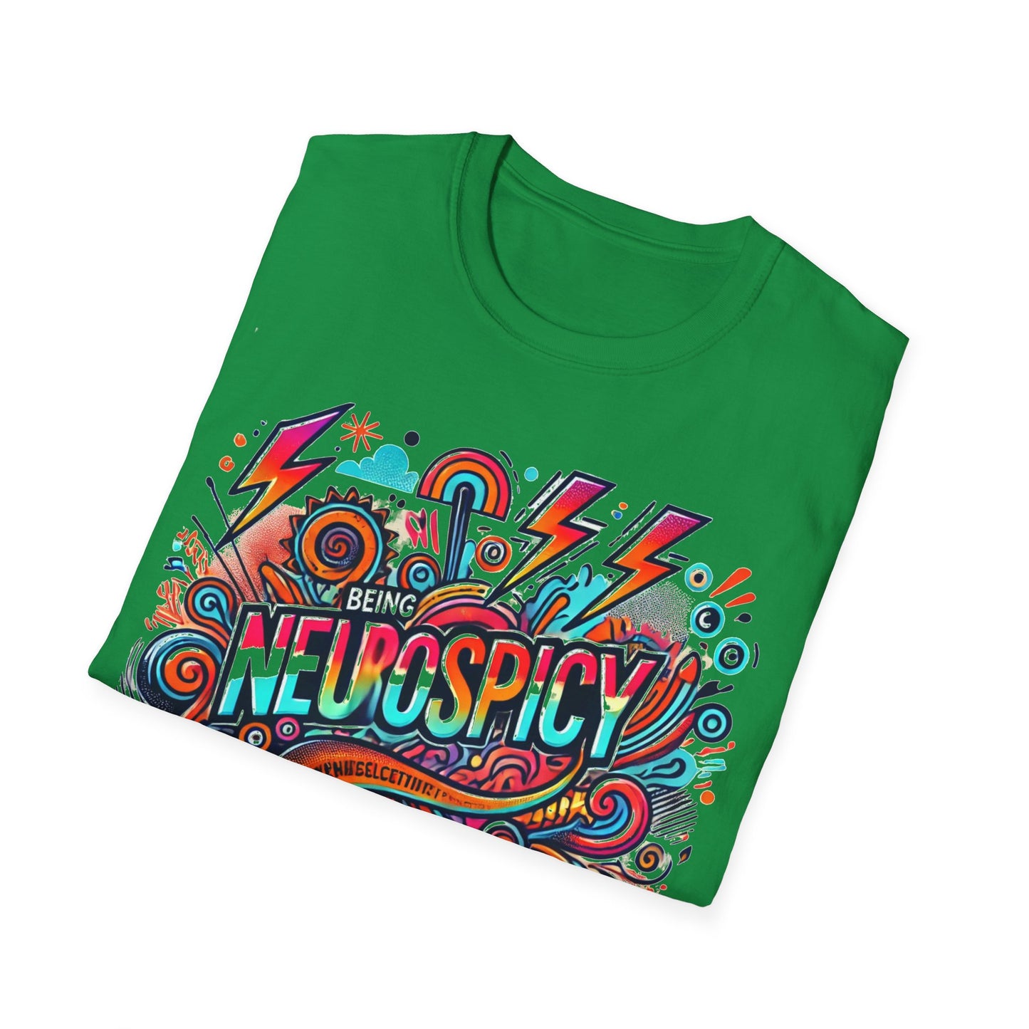 T-shirt " Being Neurospicy" - Unisex Softstyle T-Shirt