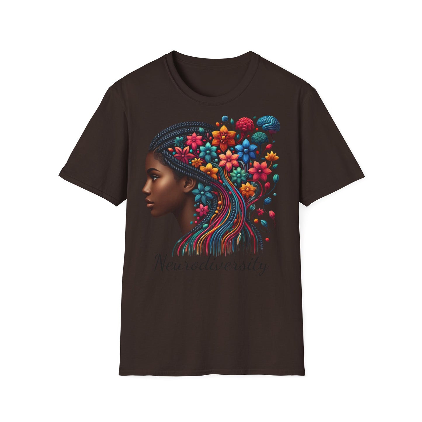 Femme Black Neurodiversity - Unisex Softstyle T-Shirt