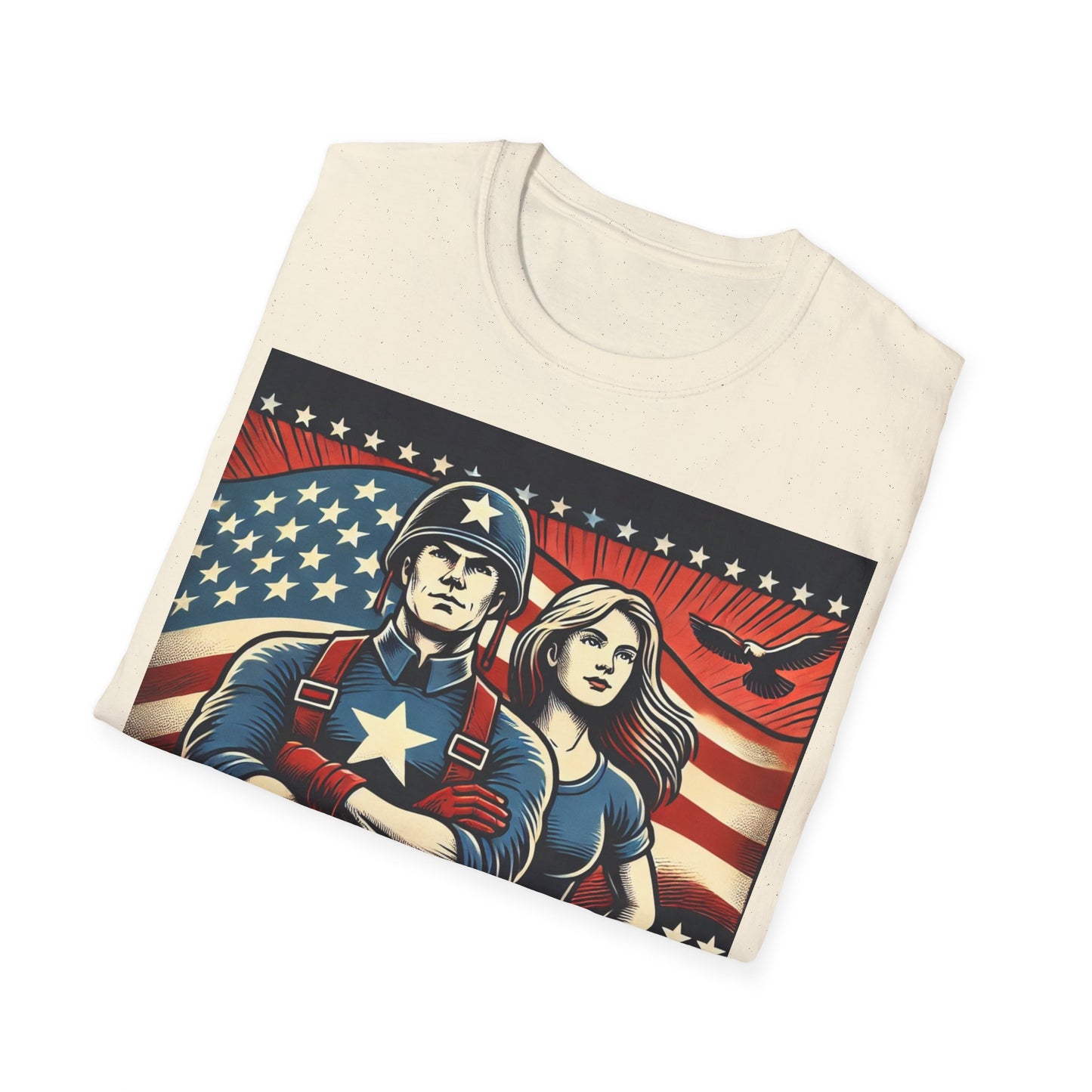 T-shirt "American Dyslexia" - Unisex Softstyle T-Shirt