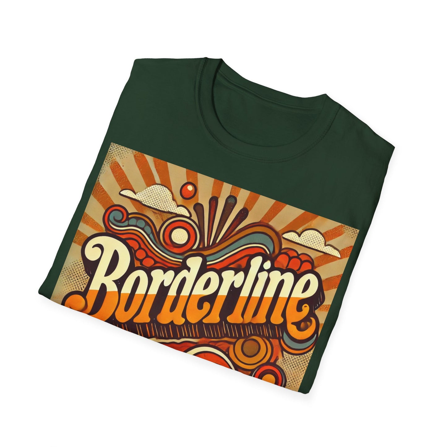 Borderline T-Shirt 70s  - Unisex Softstyle T-Shirt