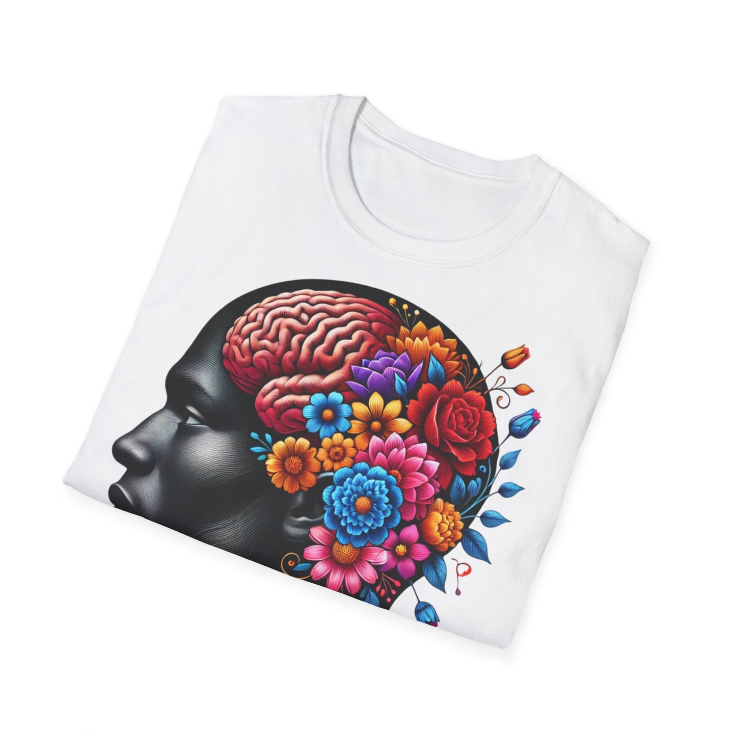 Homme Black Neurodiversity - Unisex Softstyle T-Shirt