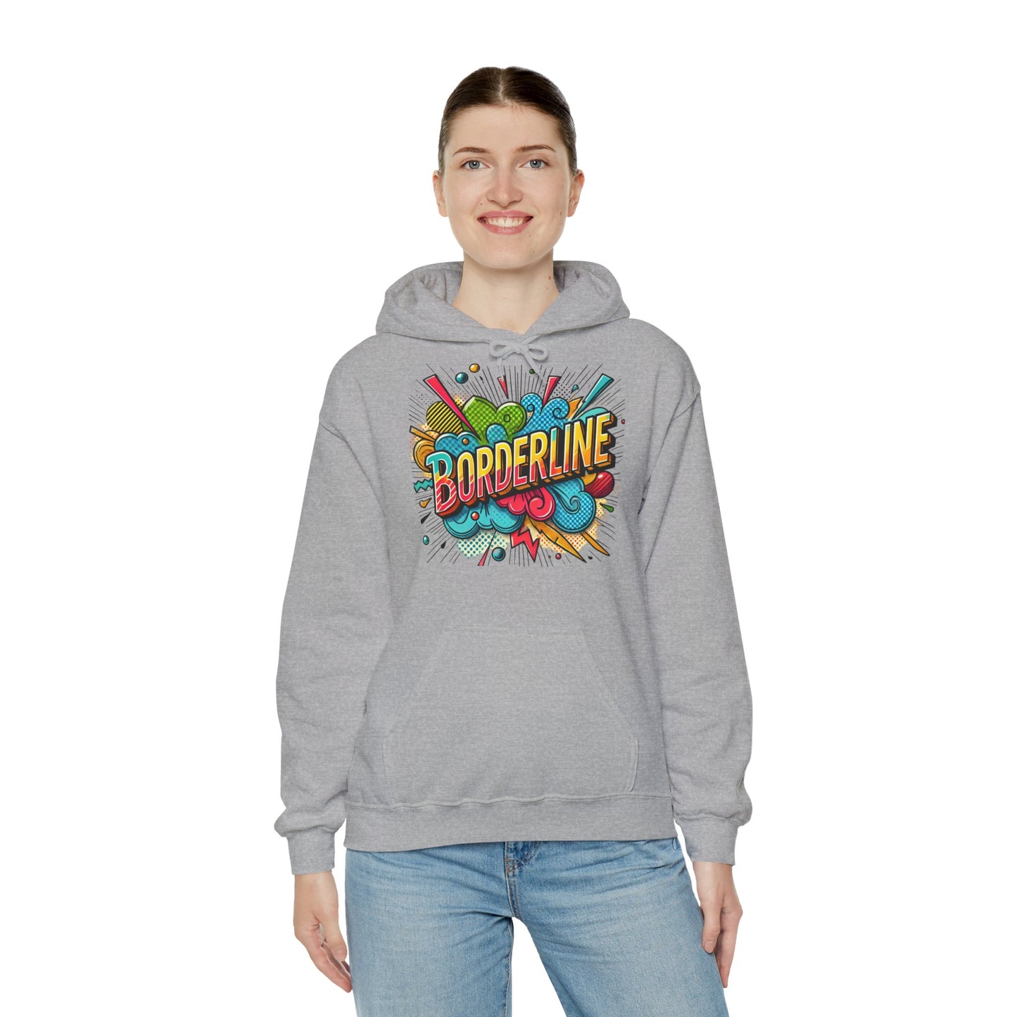 Hoodie " Borderline Kaboom" - Unisex Heavy Blend™ Hooded Sweatshirt