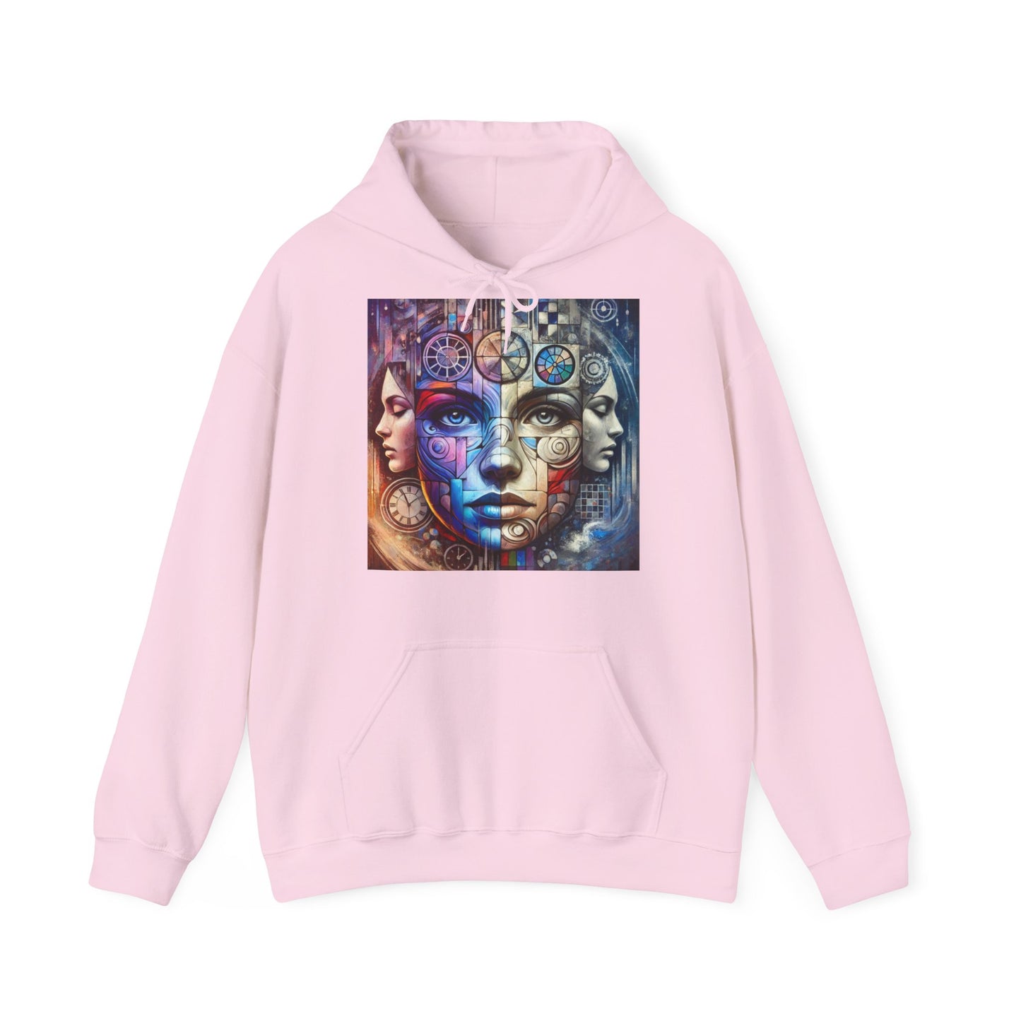 Hoodie "Mosaïque Mentale" - Unisex Heavy Blend™ Hooded Sweatshirt