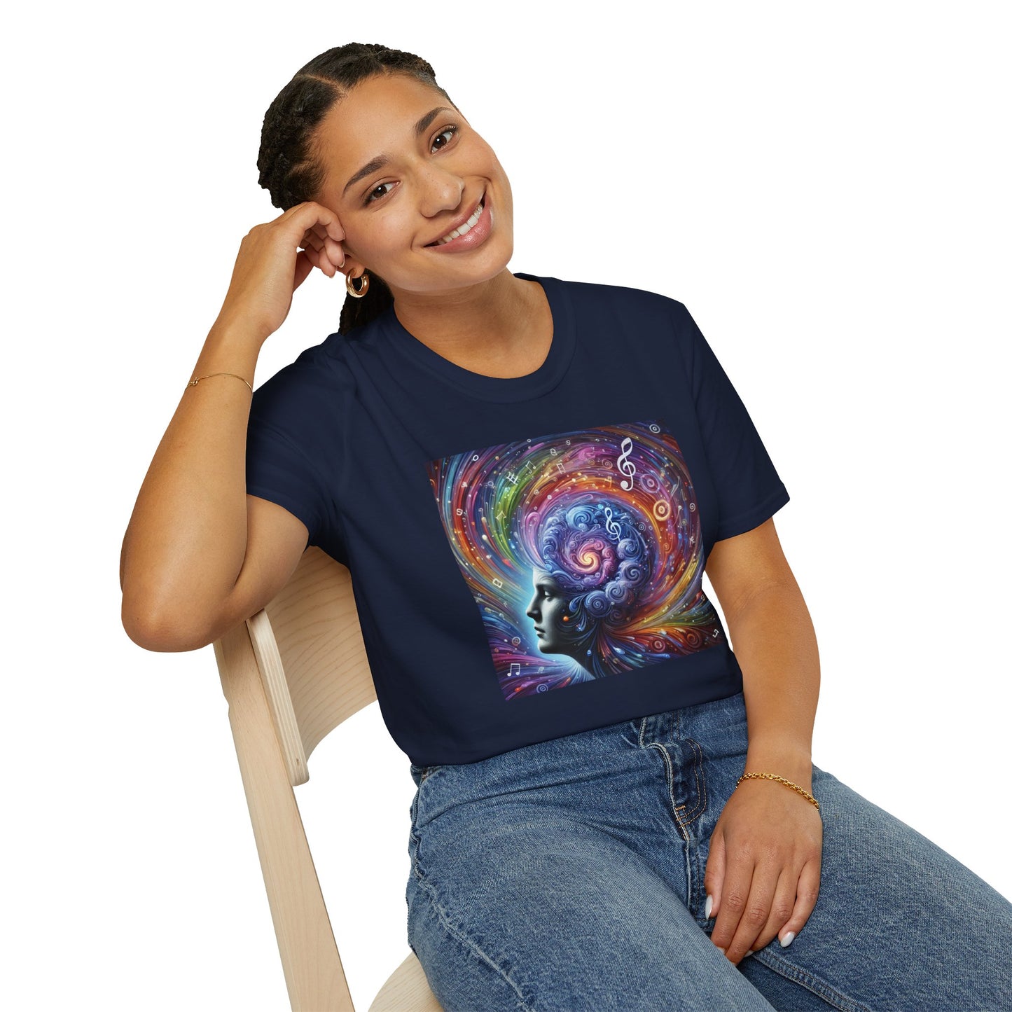 T-shirt "Vortex de pensées" HIP/Gifted - Unisex Softstyle T-Shirt