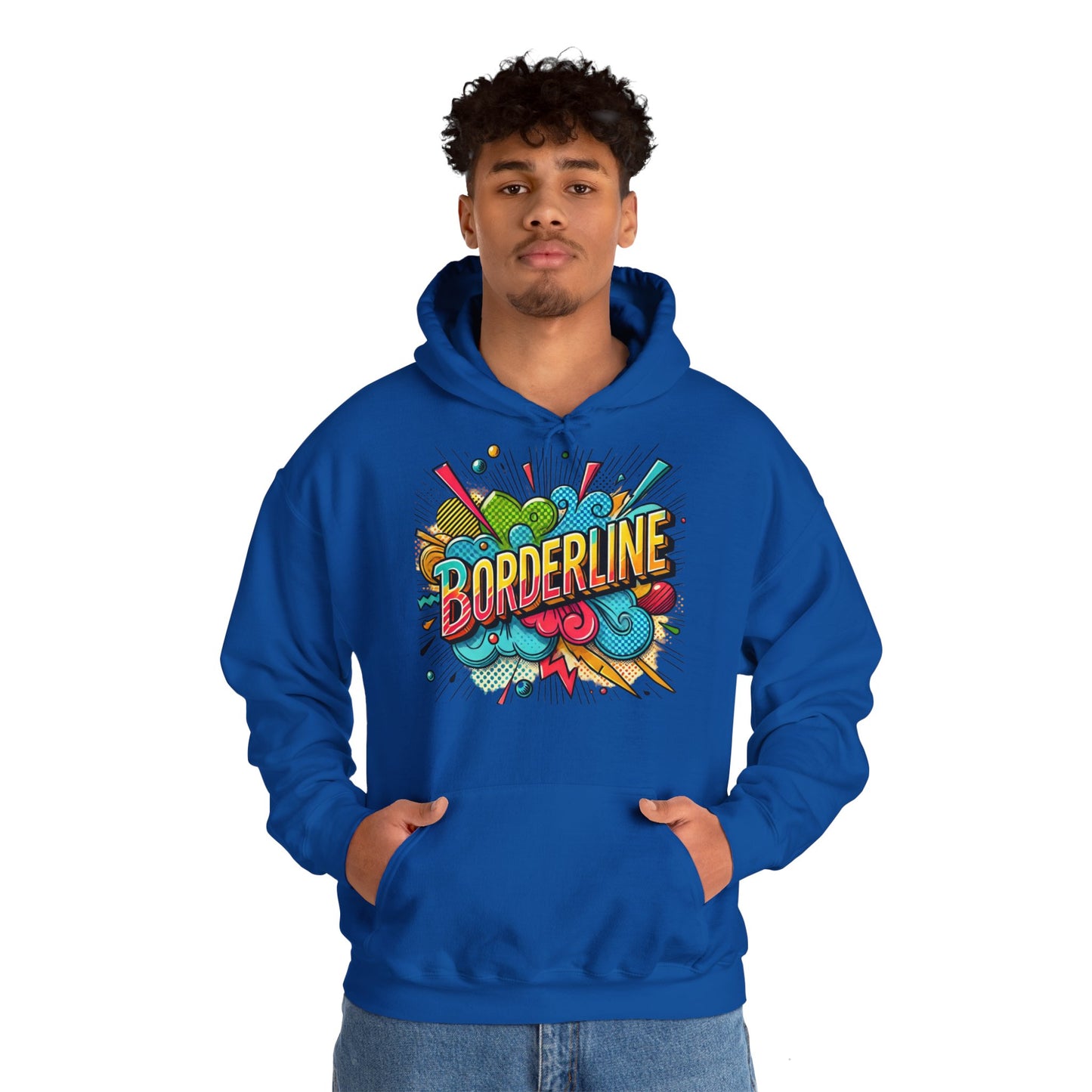 Hoodie " Borderline Kaboom" - Unisex Heavy Blend™ Hooded Sweatshirt