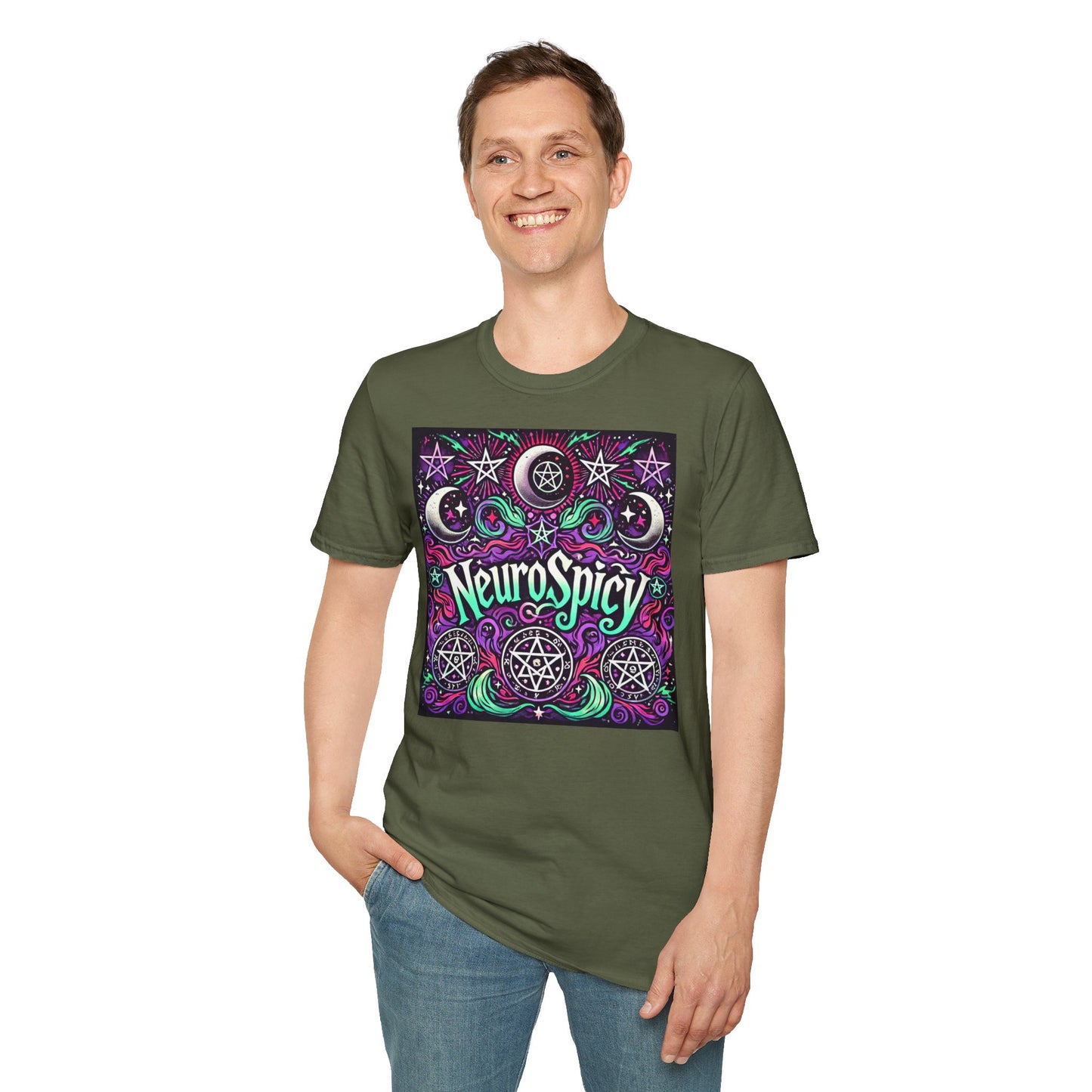 T-shirt "Wicca Neurospicy" - Unisex Softstyle T-Shirt