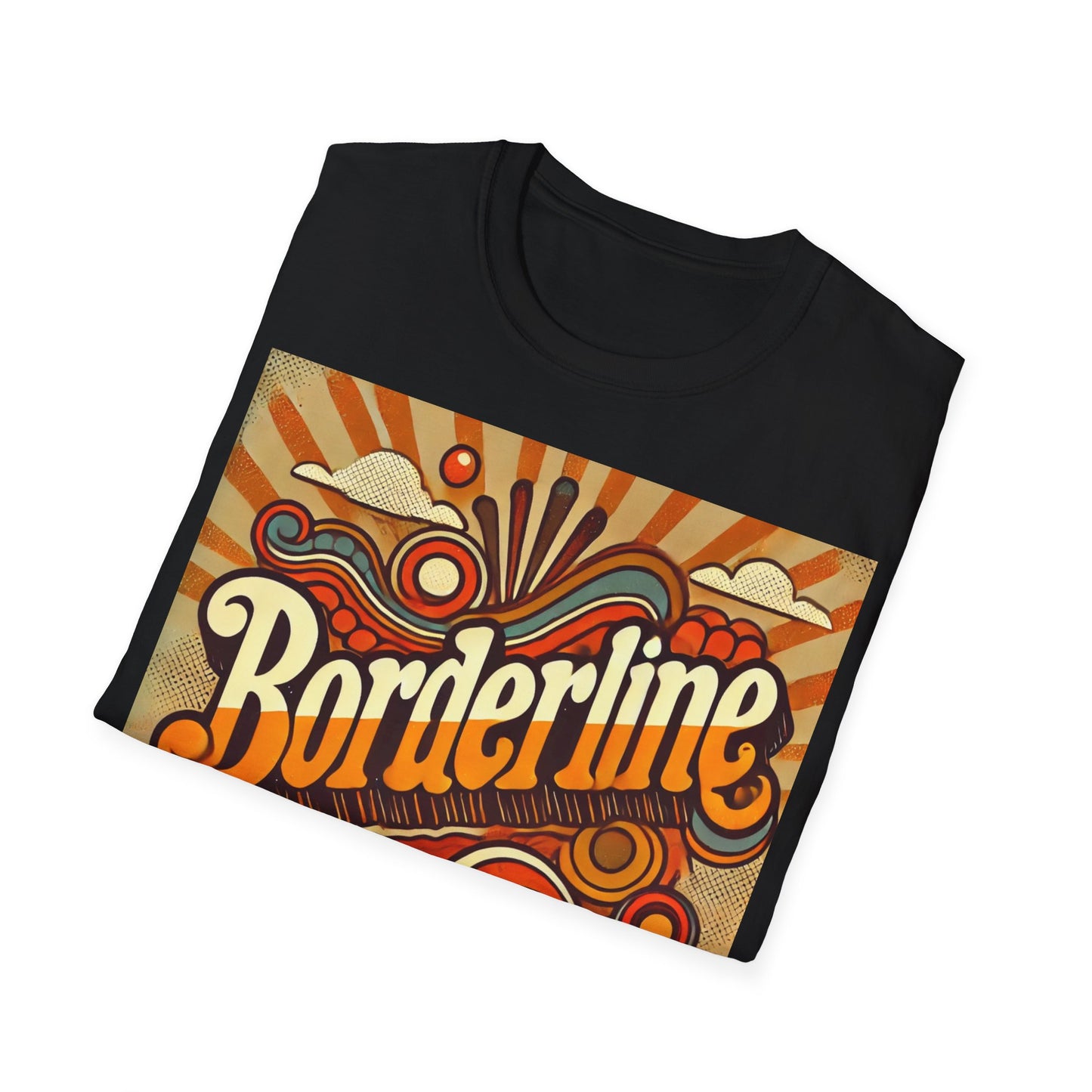 Borderline T-Shirt 70s  - Unisex Softstyle T-Shirt