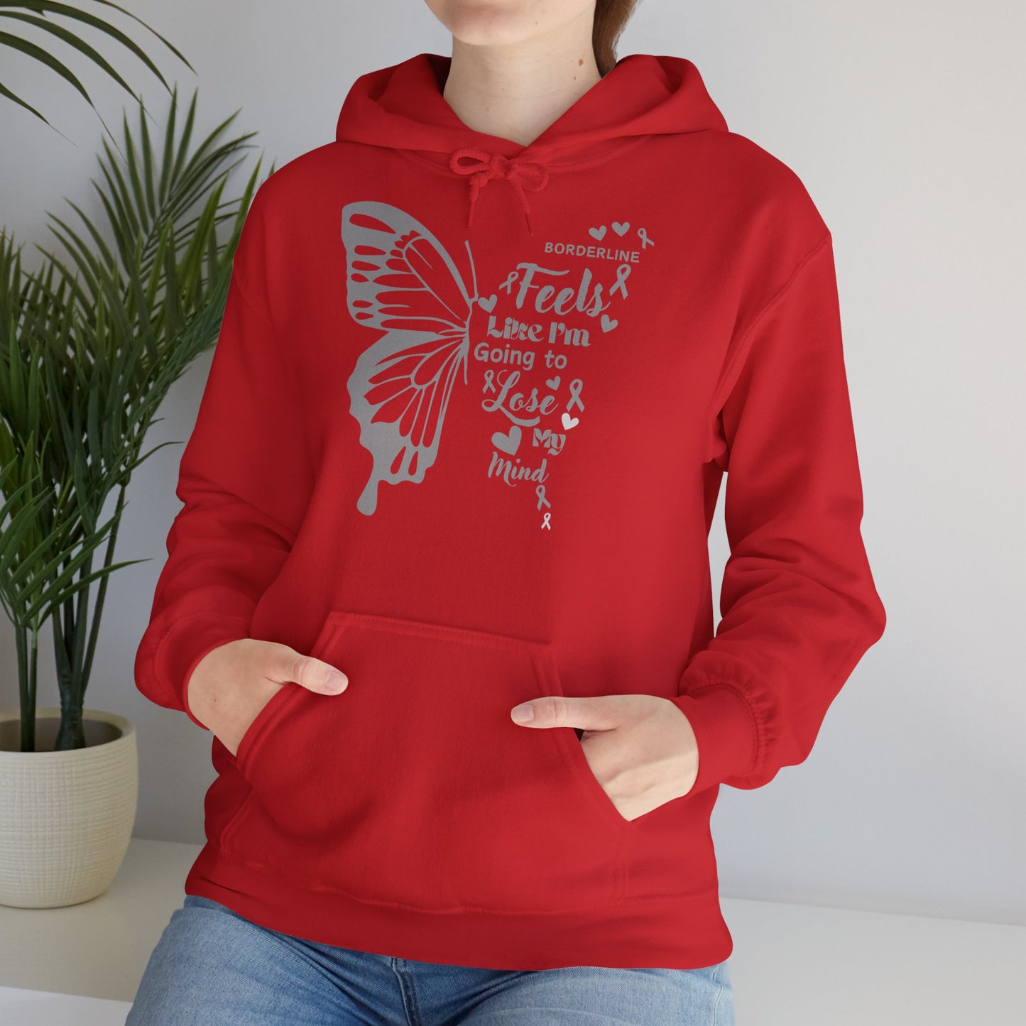 Hoodie "Le Vol Fragile de l’Esprit" - Unisex Heavy Blend™ Hooded Sweatshirt