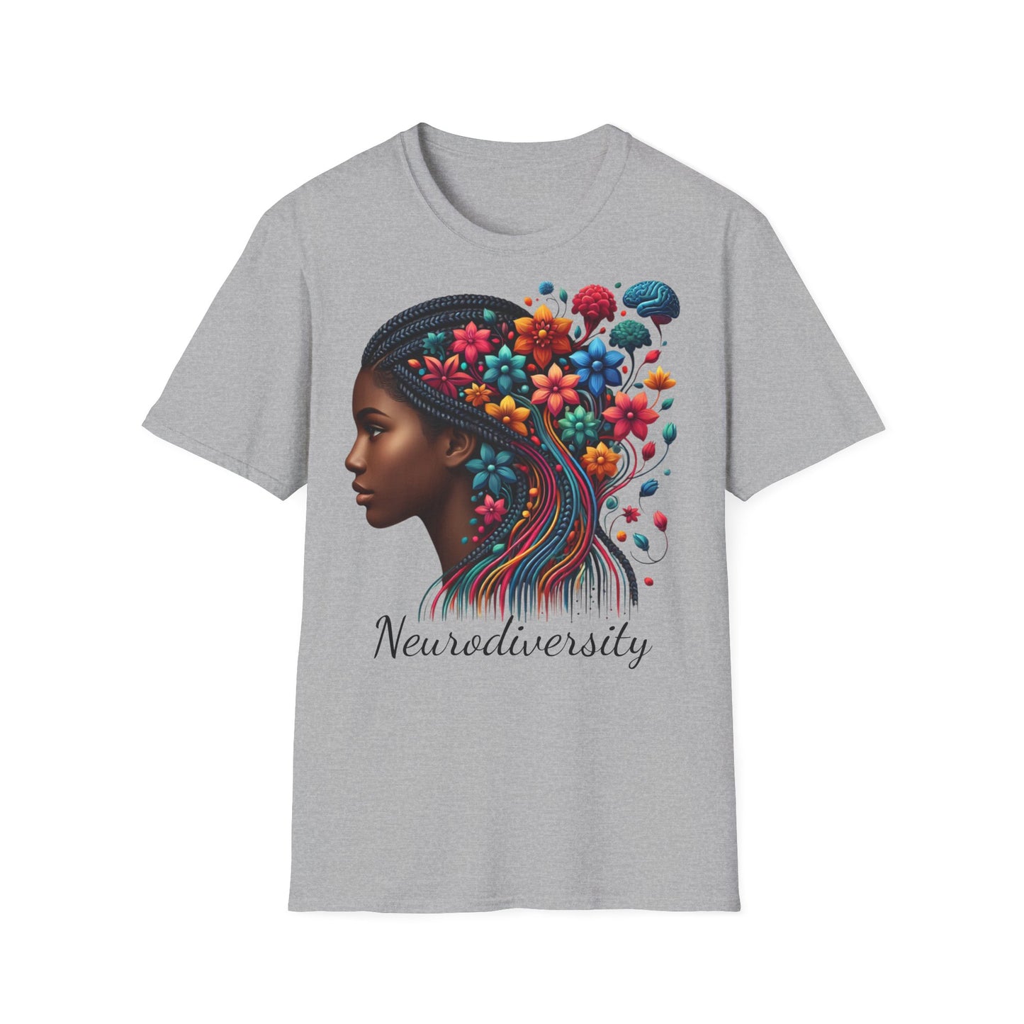 Femme Black Neurodiversity - Unisex Softstyle T-Shirt