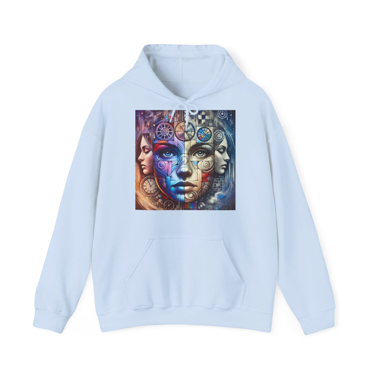 Hoodie "Mosaïque Mentale" - Unisex Heavy Blend™ Hooded Sweatshirt