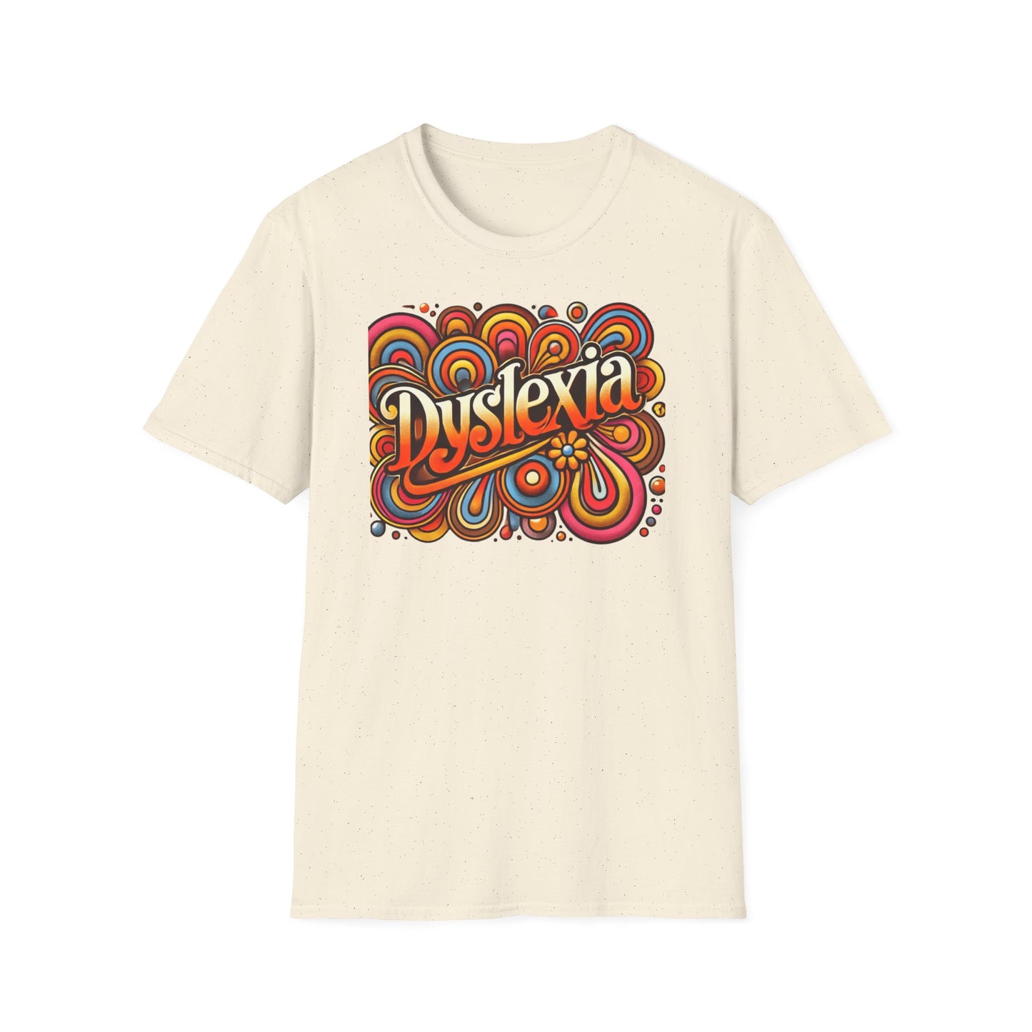 T-Shirt Dyslexia 70s -Unisex Softstyle T-Shirt