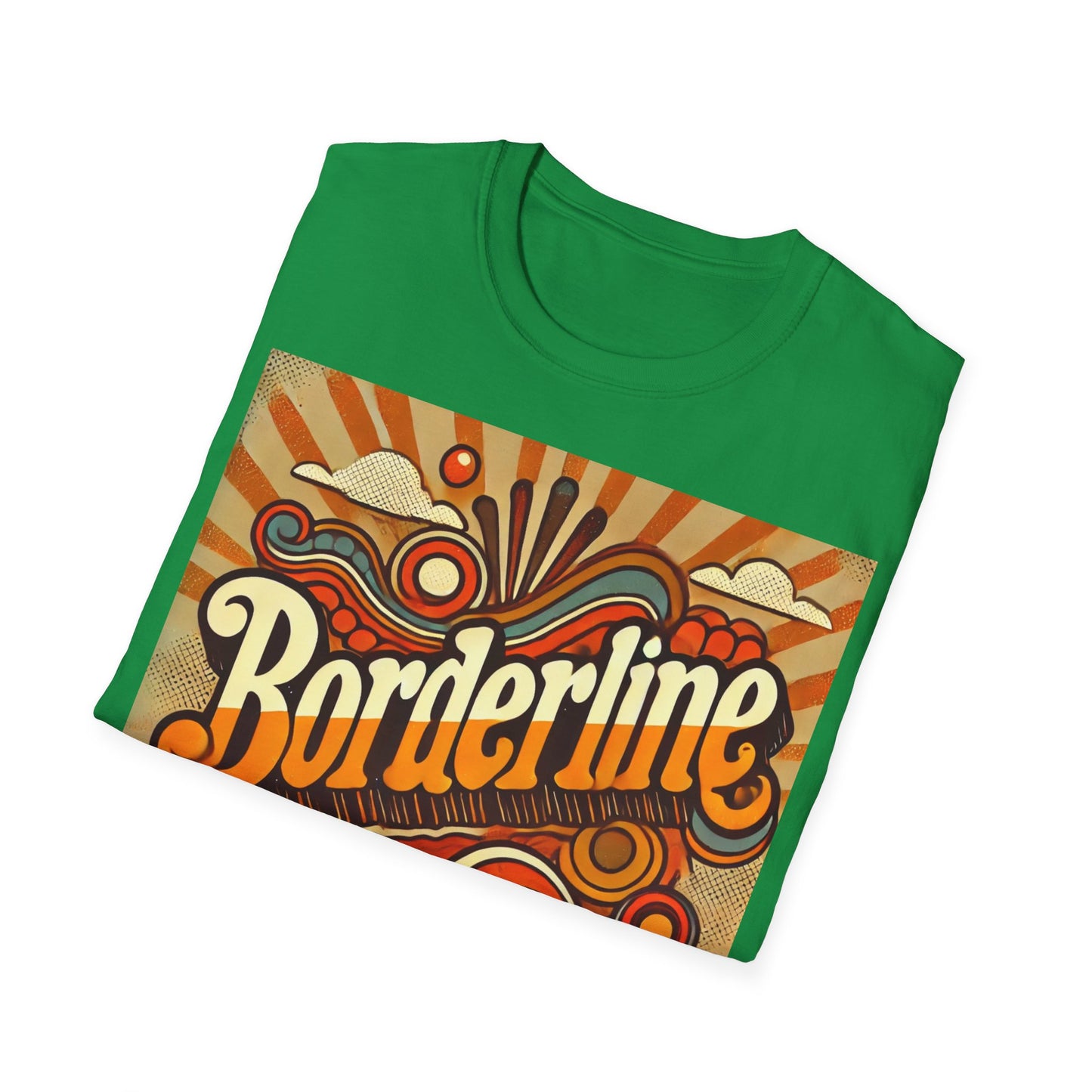 Borderline T-Shirt 70s  - Unisex Softstyle T-Shirt