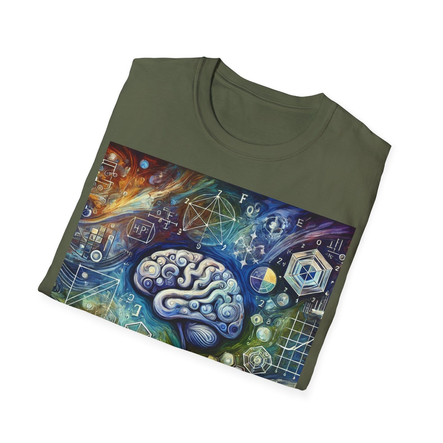 t-shirt "The brain " HPI / Gifted - Unisex Softstyle T-Shirt