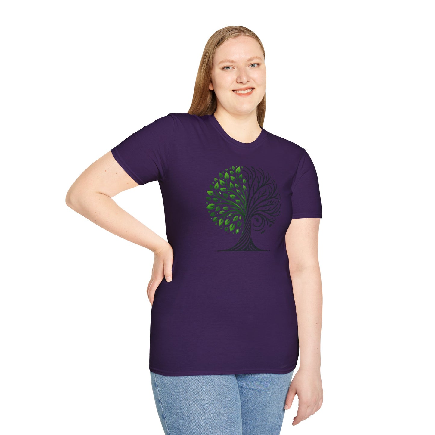 t-shirt "Symbole de l'arbre bipolaire" -Unisex Softstyle T-Shirt