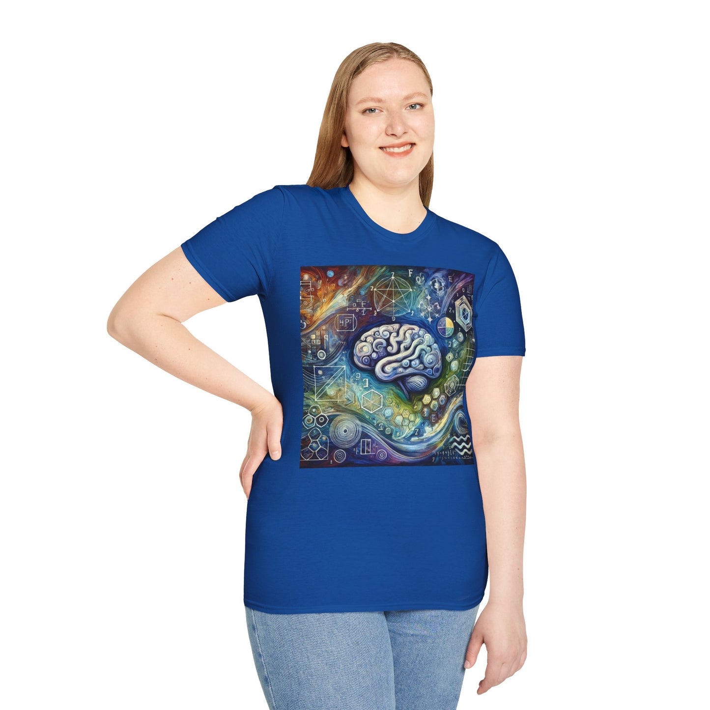 t-shirt "The brain " HPI / Gifted - Unisex Softstyle T-Shirt