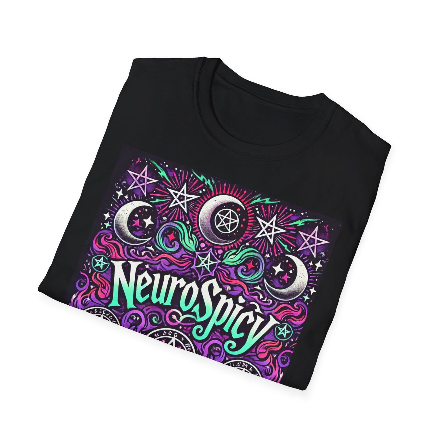 T-shirt "Wicca Neurospicy" - Unisex Softstyle T-Shirt