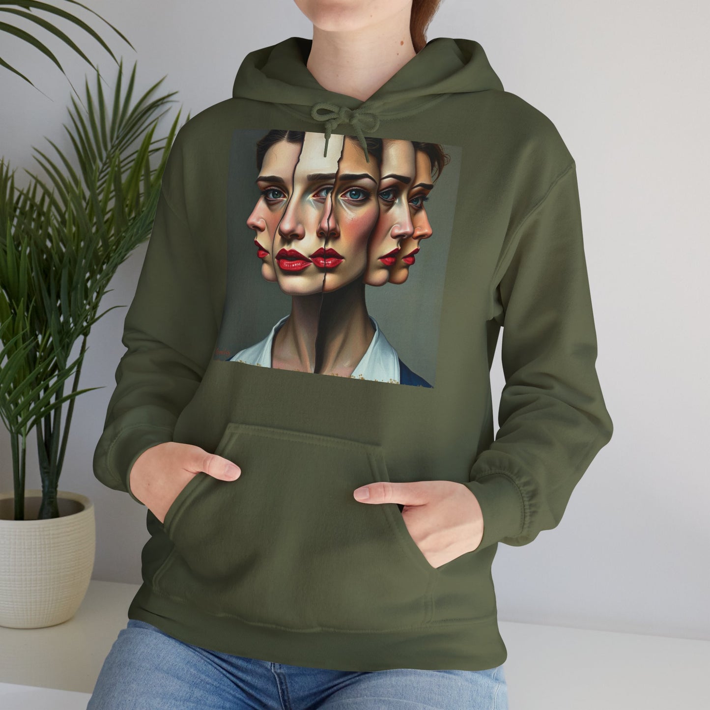 Hoodie "Reflets Fragmentés" - Unisex Heavy Blend™ Hooded Sweatshirt