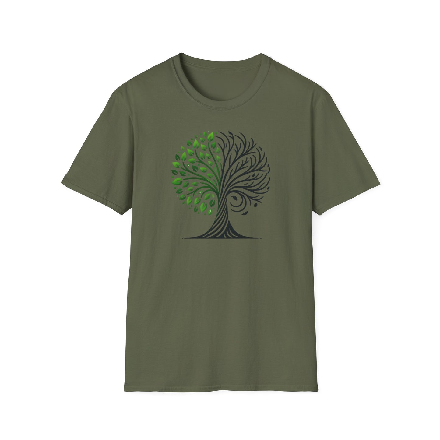 t-shirt "Symbole de l'arbre bipolaire" -Unisex Softstyle T-Shirt