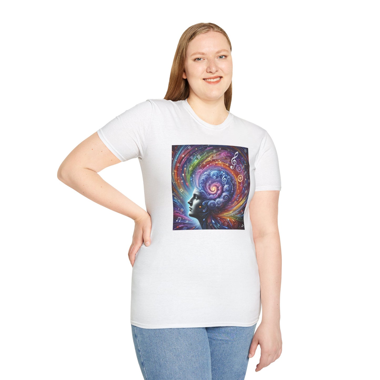 T-shirt "Vortex de pensées" HIP/Gifted - Unisex Softstyle T-Shirt