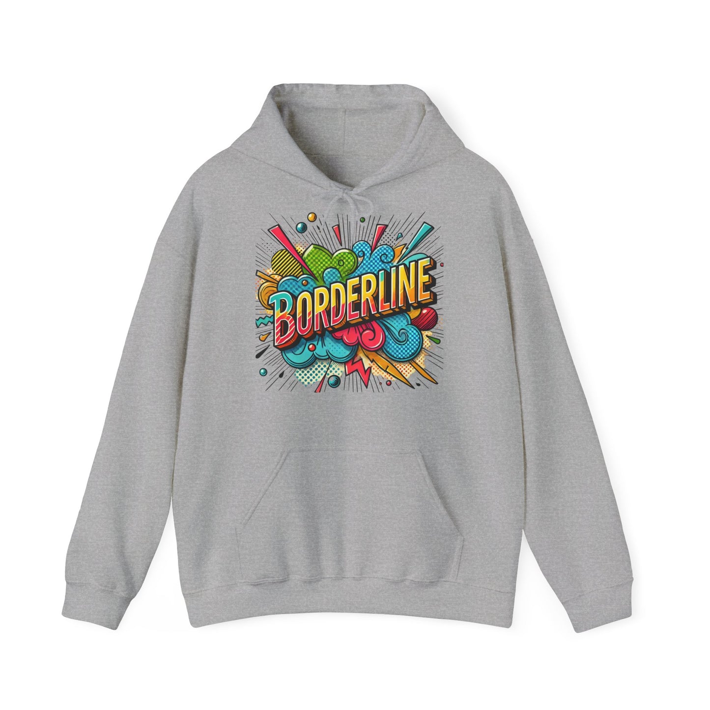 Hoodie " Borderline Kaboom" - Unisex Heavy Blend™ Hooded Sweatshirt