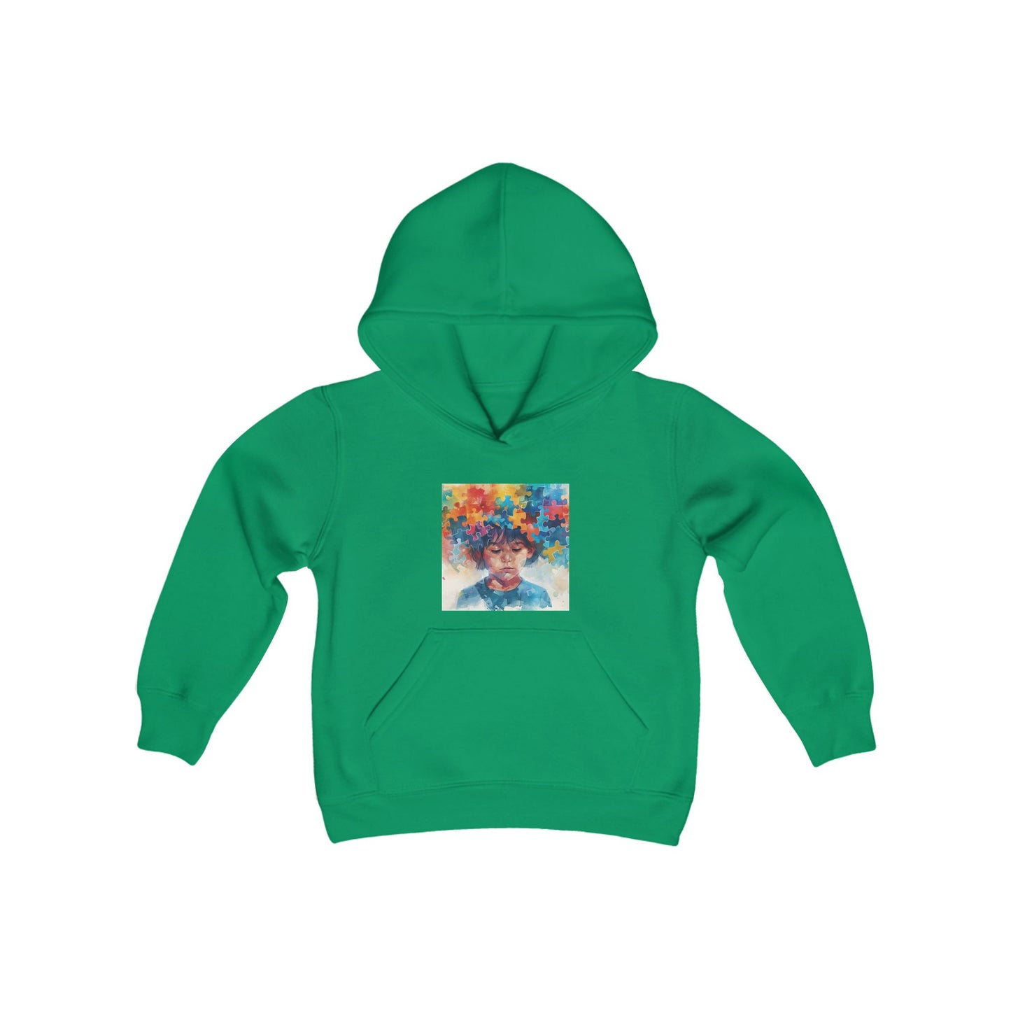 Hoodie enfants "Enfant Puzzle" - Youth Heavy Blend Hooded Sweatshirt