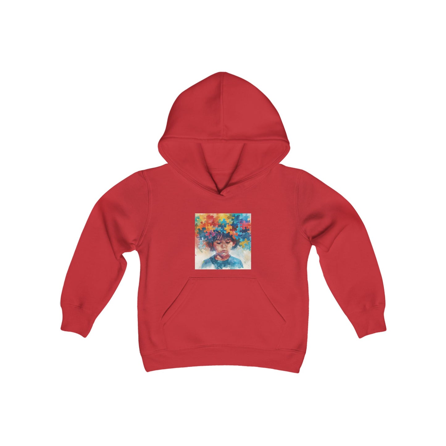 Hoodie enfants "Enfant Puzzle" - Youth Heavy Blend Hooded Sweatshirt