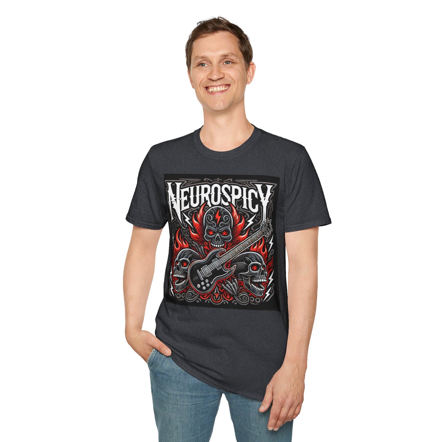 T-shirt "Metal Neurospicy" - Unisex Softstyle T-Shirt