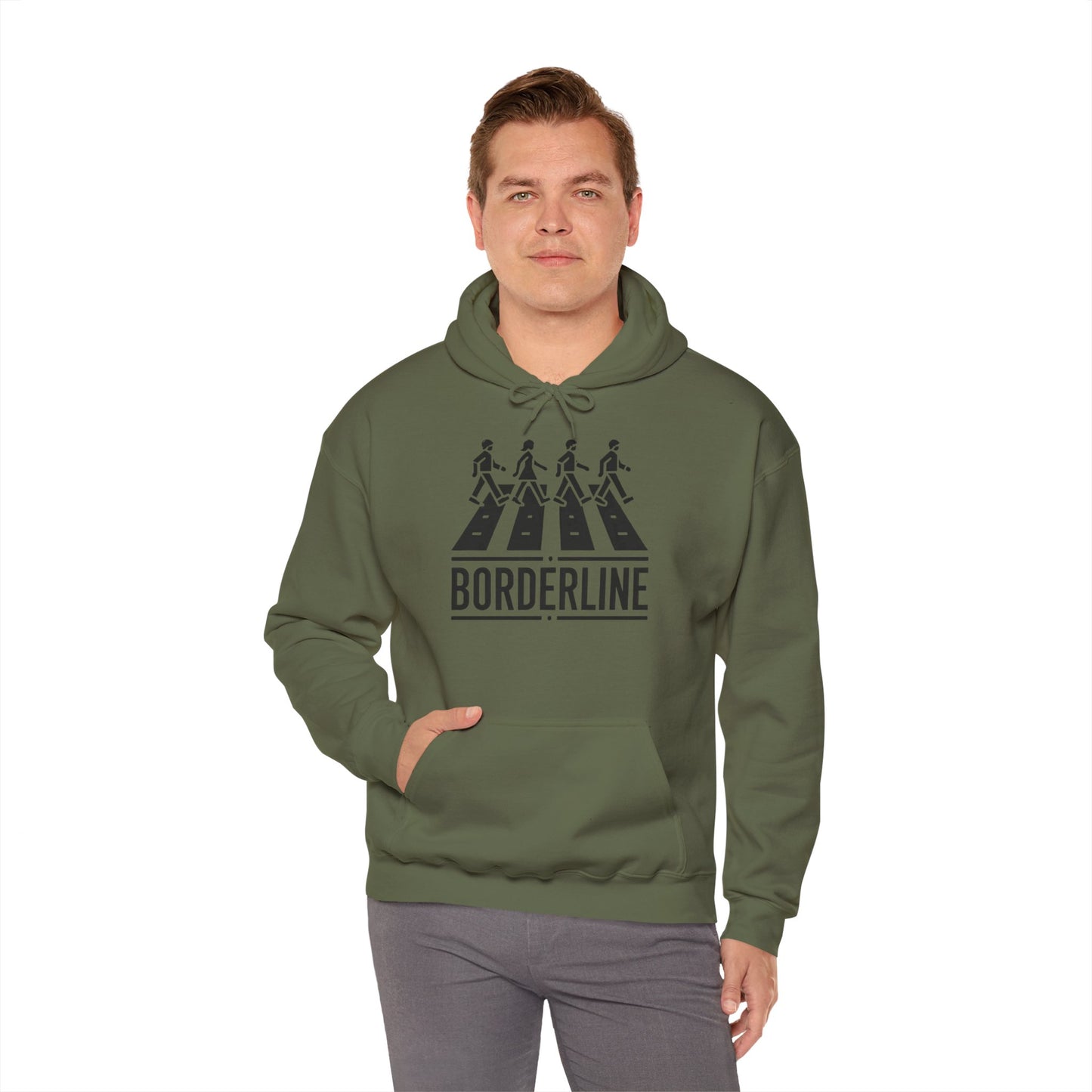 Hoodie "Borderline Abbey Road" - Unisex Heavy Blend™ Hooded Sweatshirt