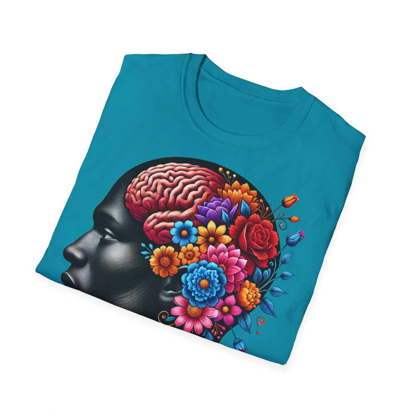 Homme Black Neurodiversity - Unisex Softstyle T-Shirt