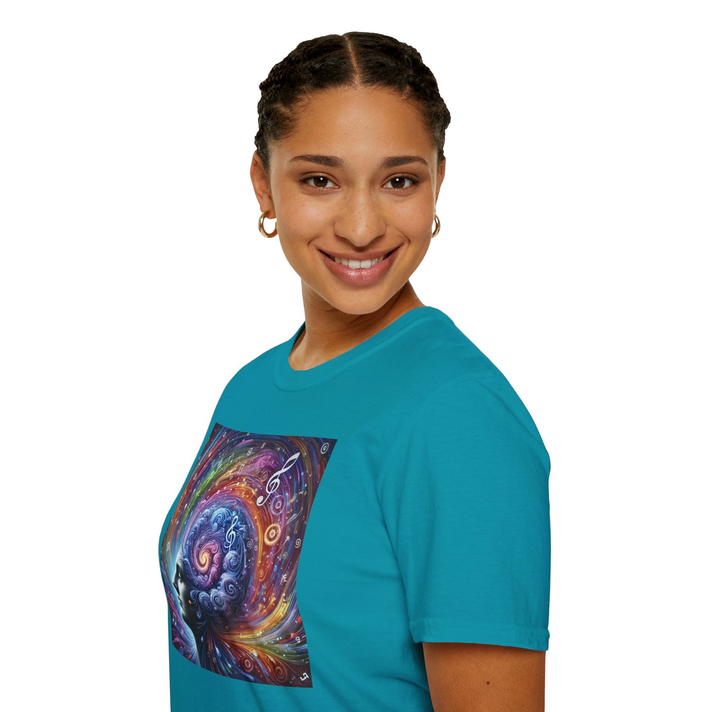 T-shirt "Vortex de pensées" HIP/Gifted - Unisex Softstyle T-Shirt