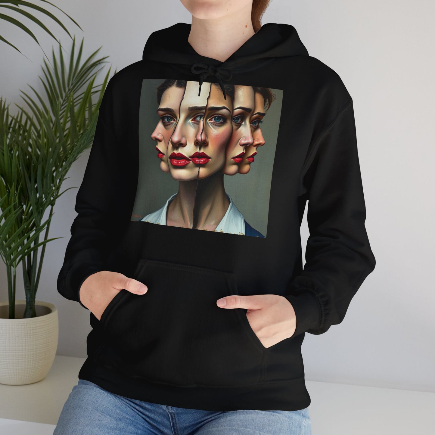 Hoodie "Reflets Fragmentés" - Unisex Heavy Blend™ Hooded Sweatshirt